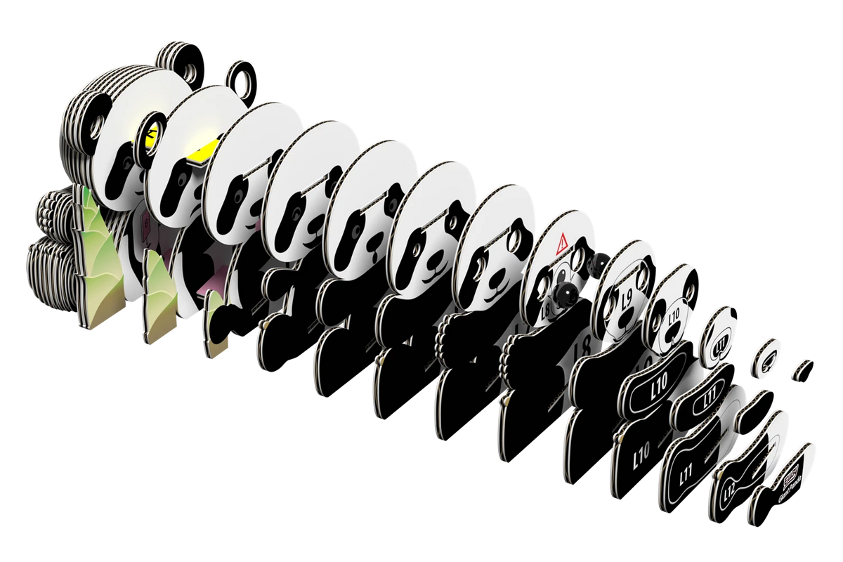 3D Bastelset Grosser Panda