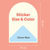 Cleverclixx Magnetic Wall Sticker 95x75cm | Dream Pink