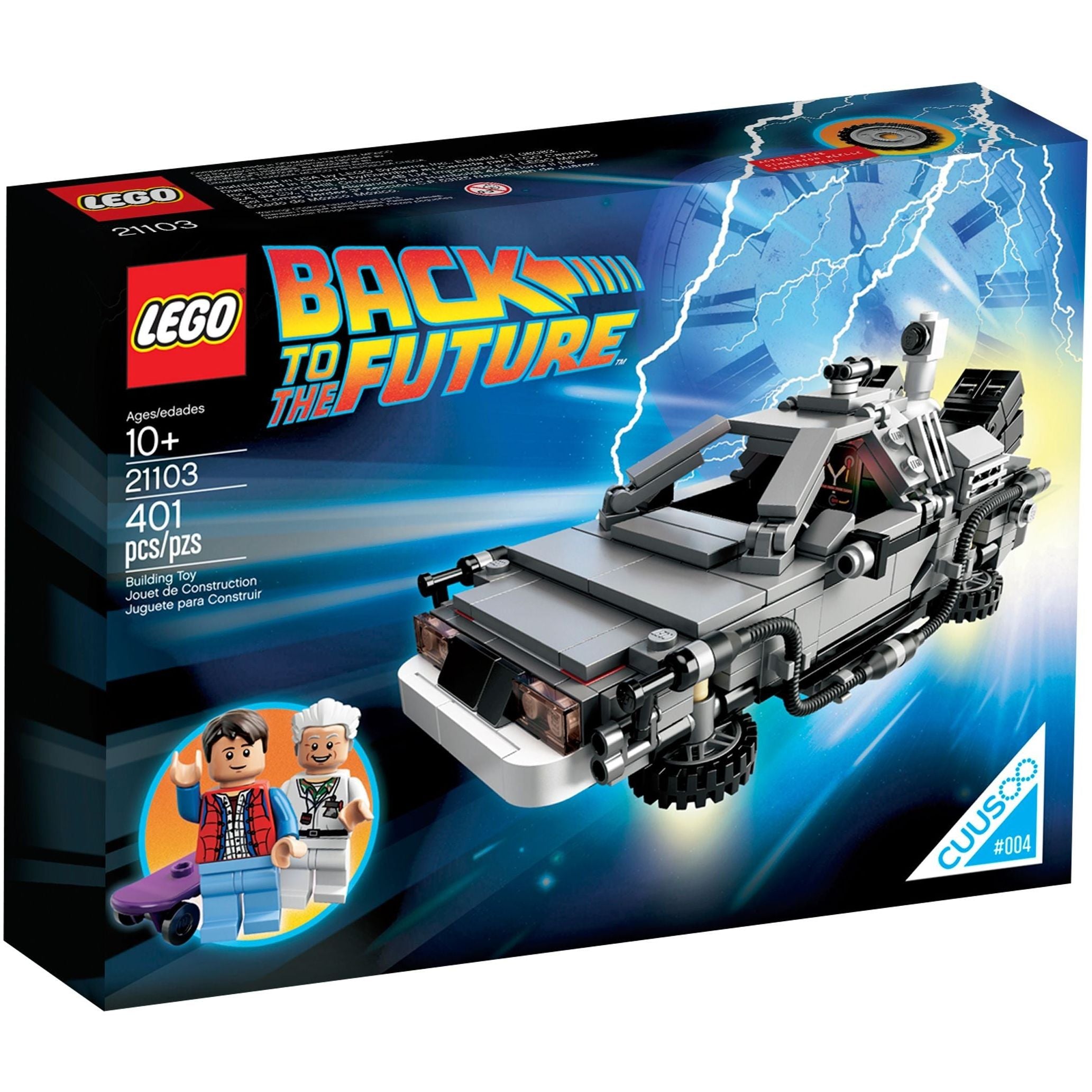 LEGO Ideas DeLorean Zeitmaschine 21103