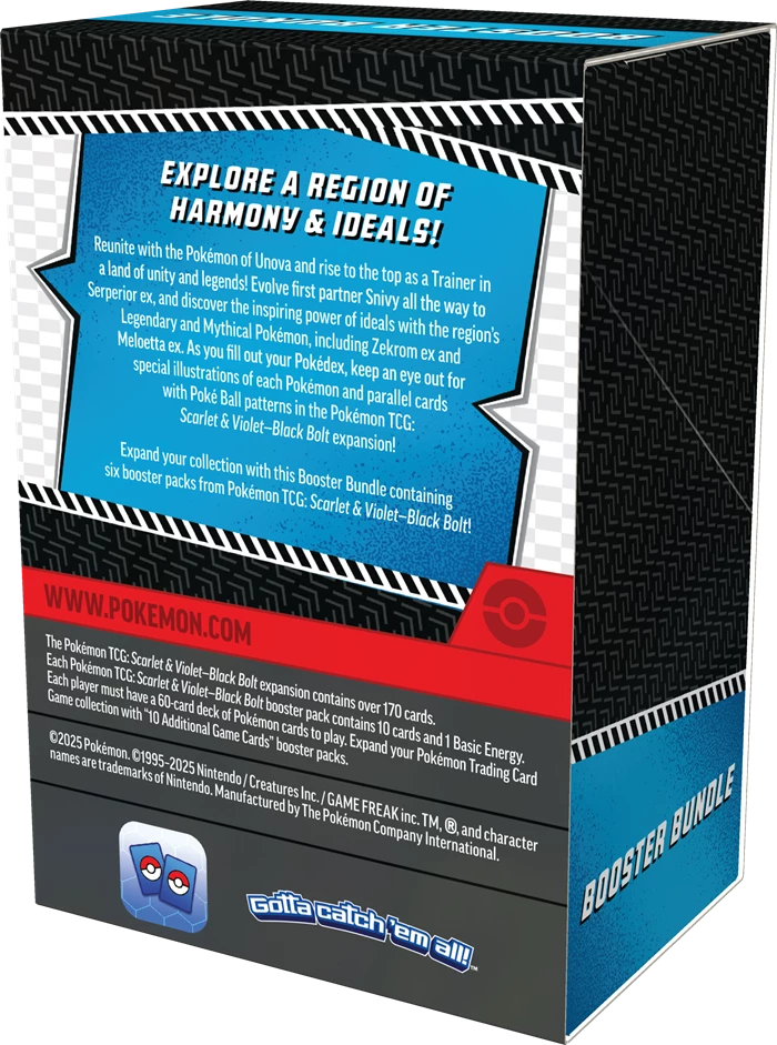 P-EN SV10.5 'Black Bolt' 6 Booster Bundle
