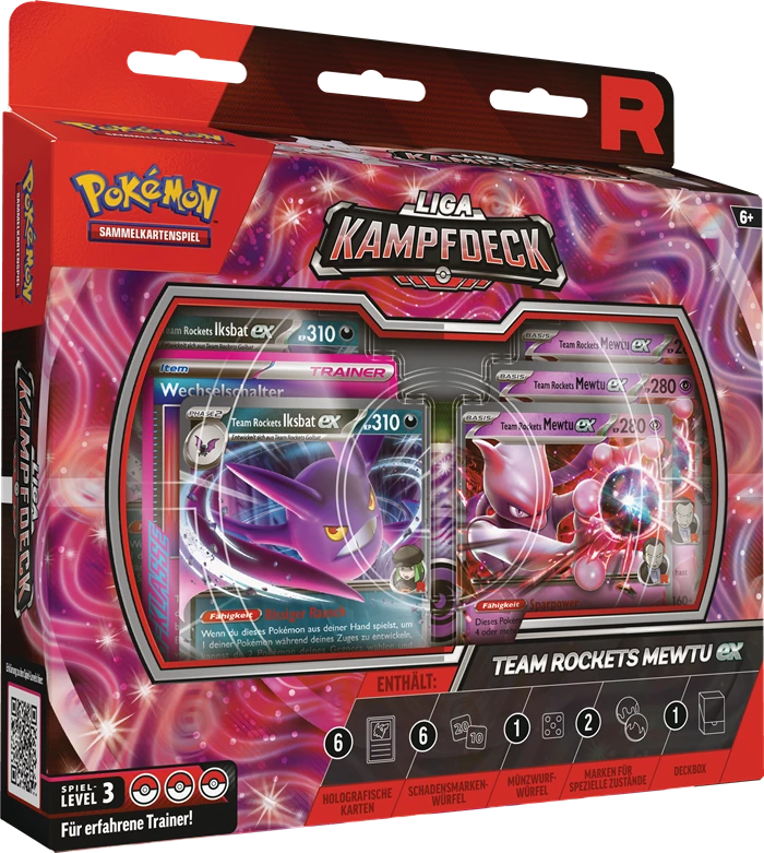 P-DE Team Rockets Mewtu ex League Battle Deck
