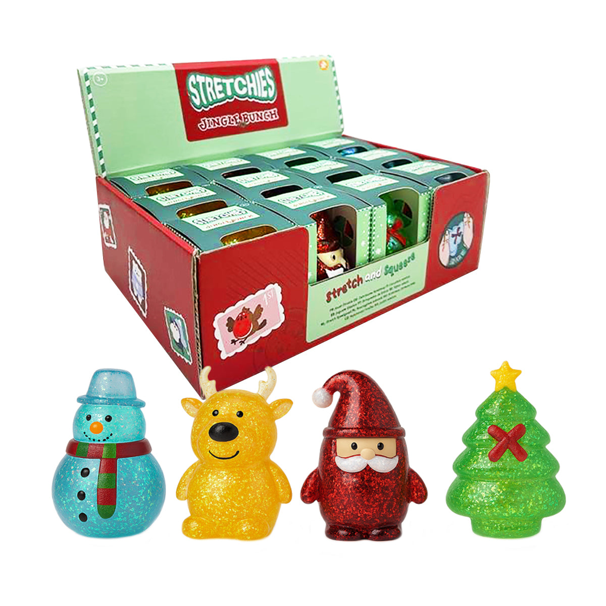 Sombo Stretchy Figuren ass. Jingle Bunch Advent
