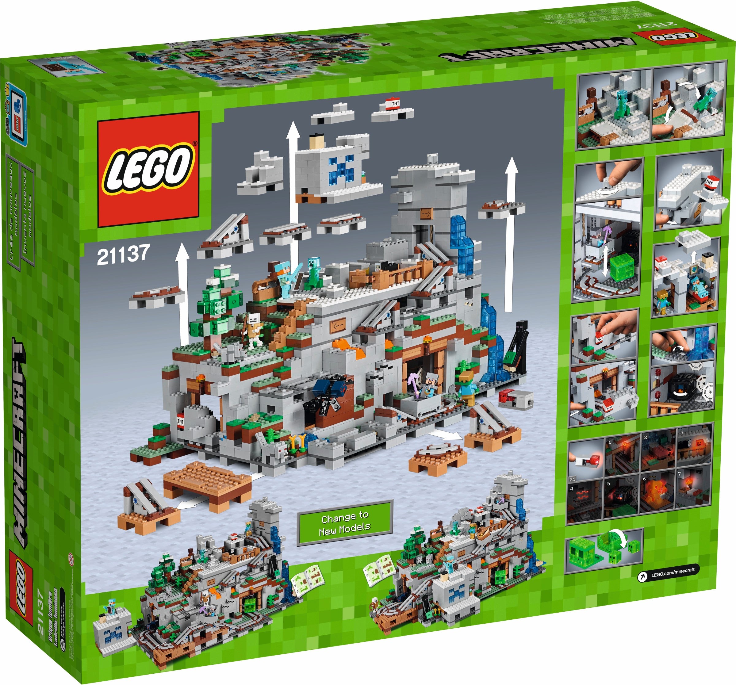LEGO Minecraft die Berghöhle 21137