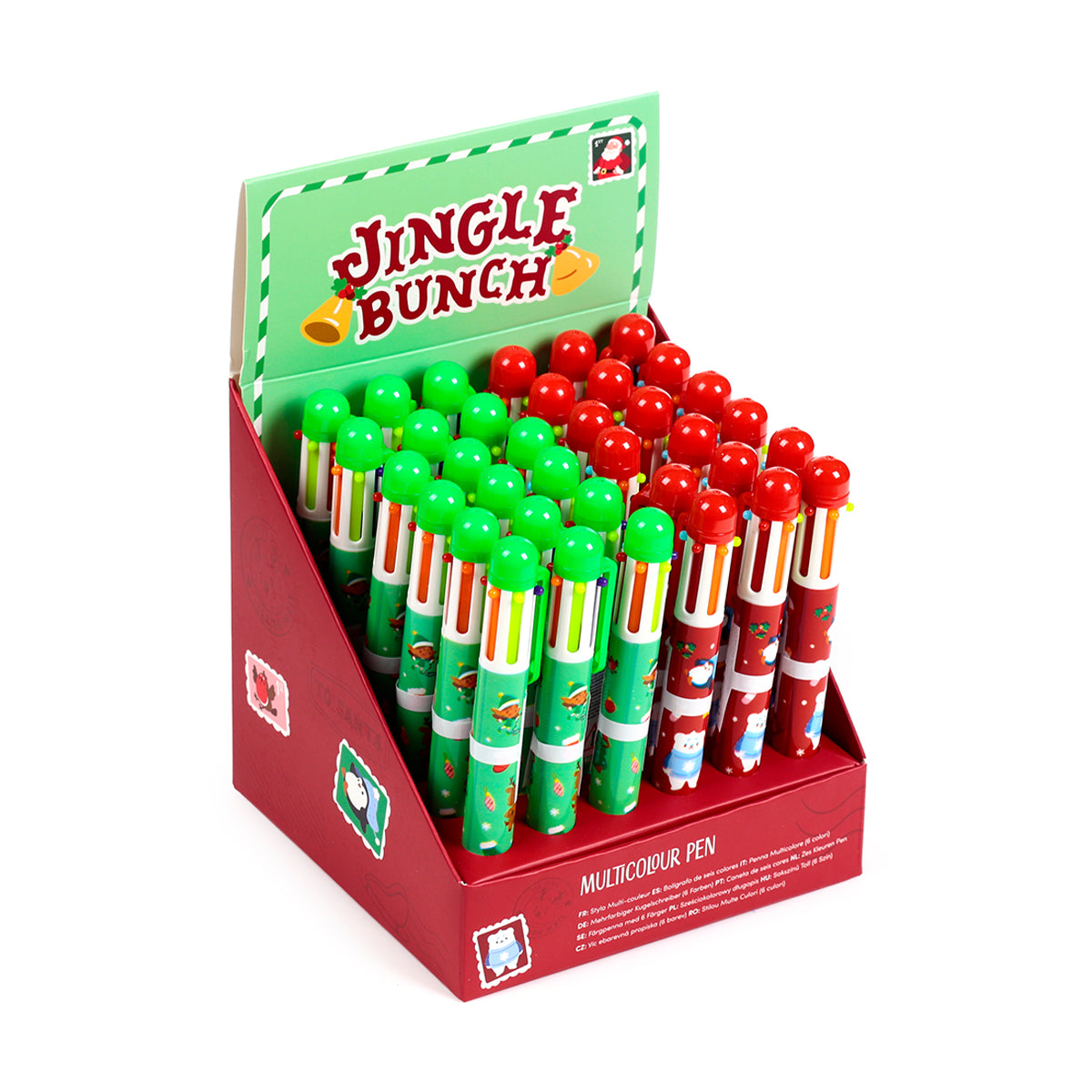 Sombo Kugelschreiber mehrfarbig Advent ass. Jingle Bunch
