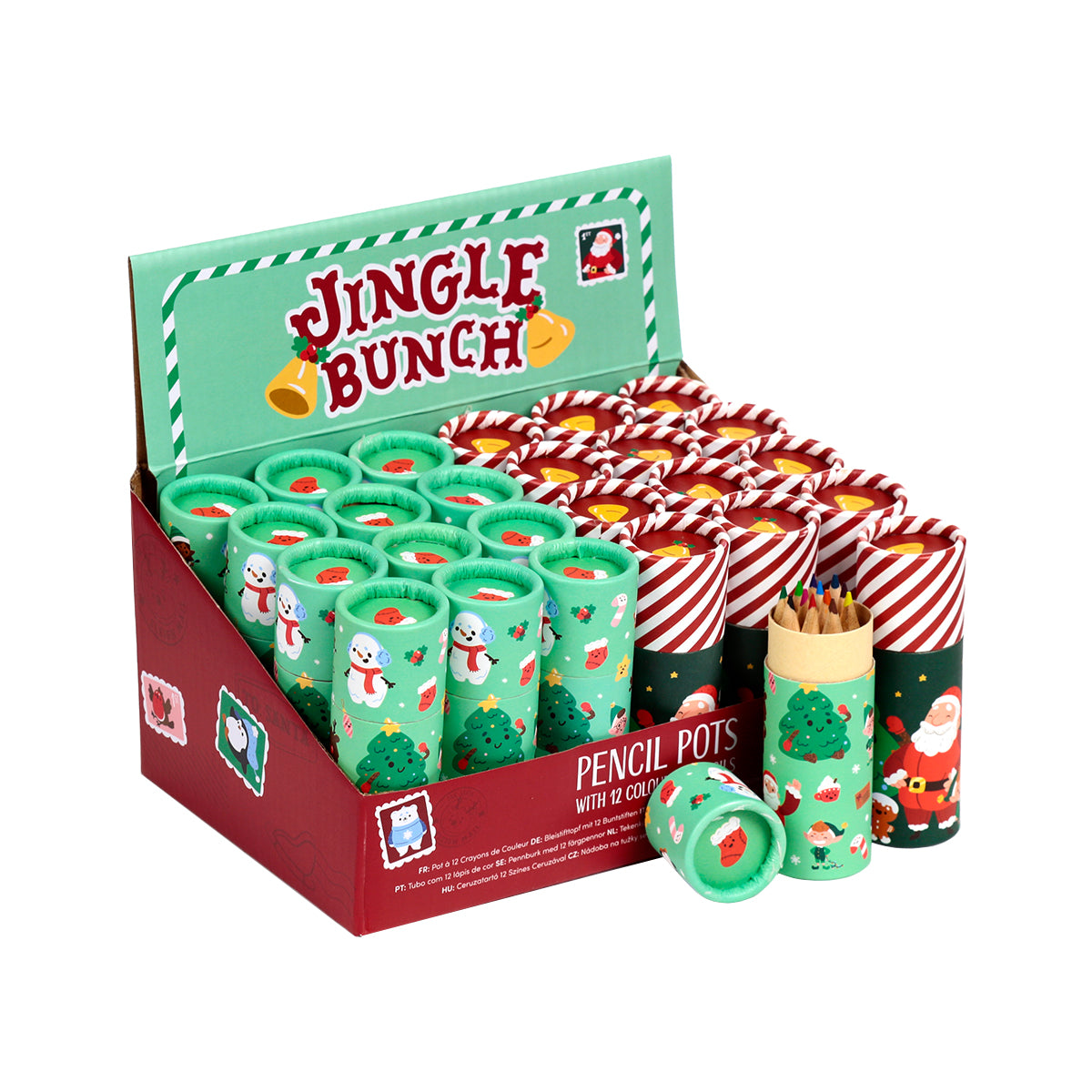 Sombo Farbstifte in Box Advent ass. Jingle Bunch