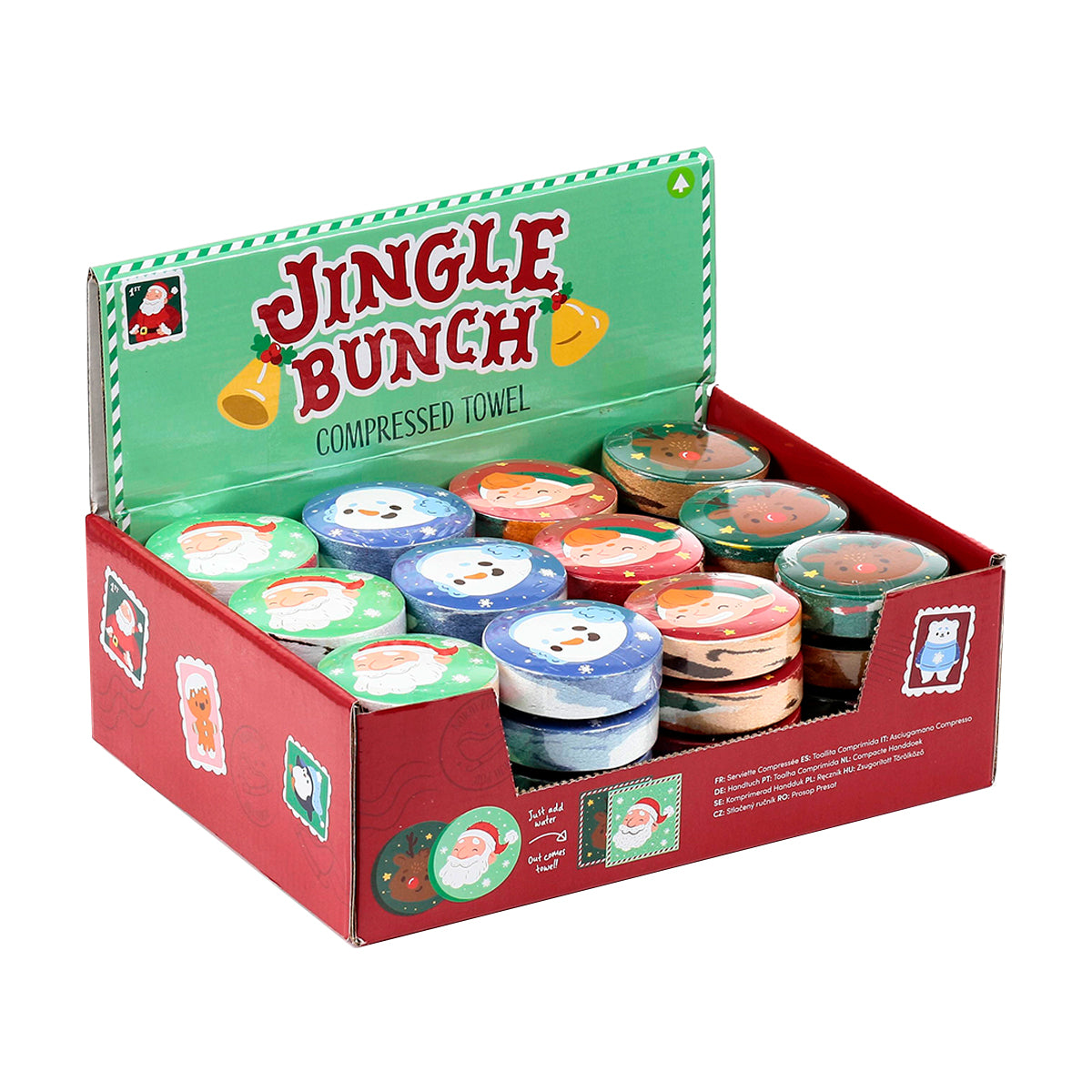 Sombo Zauberhandtuch Advent ass. Jingle Bunch
