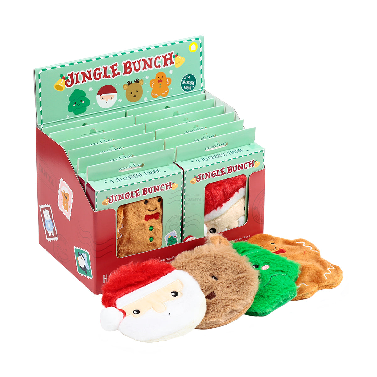 Sombo Plüsch Handwärmer Advent ass. Jingle Bunch
