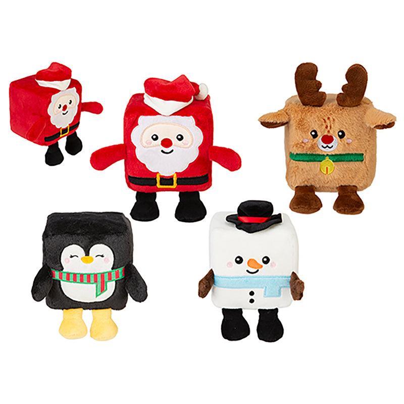 Sombo Squishy Xmas Cube ass. 10x10cm