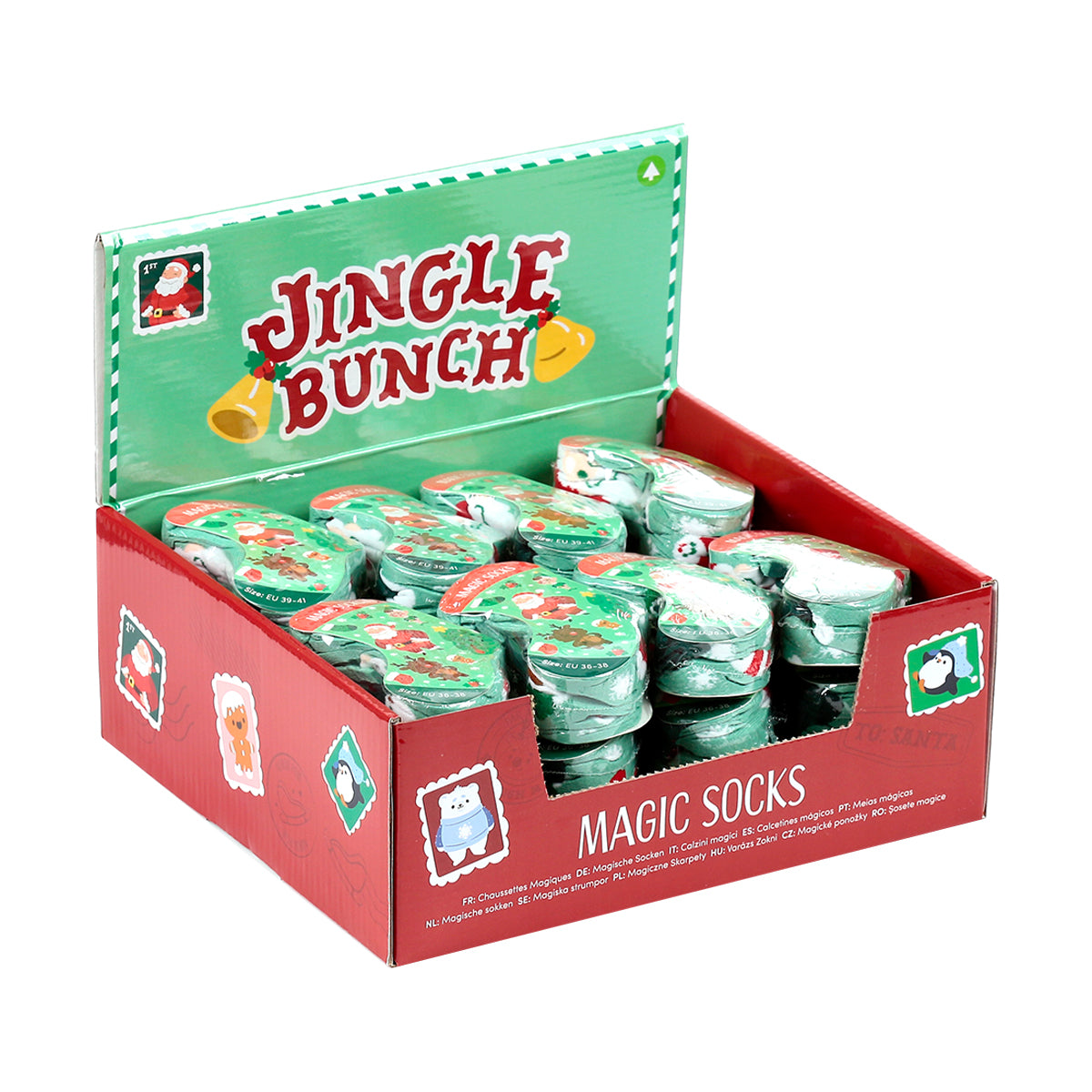 Sombo Zaubersocken Advent ass. Jingle Bunch