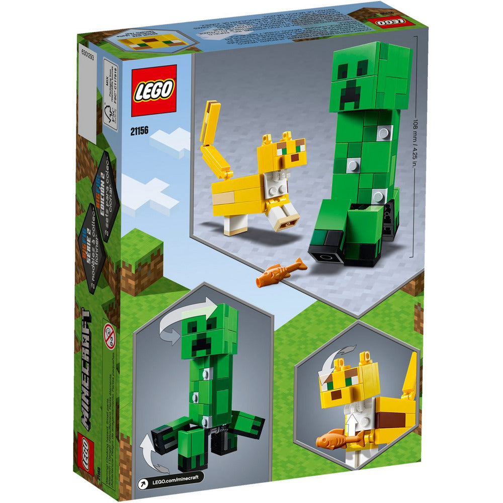 LEGO Minecraft BigFig Creeper & Ozelot 21156