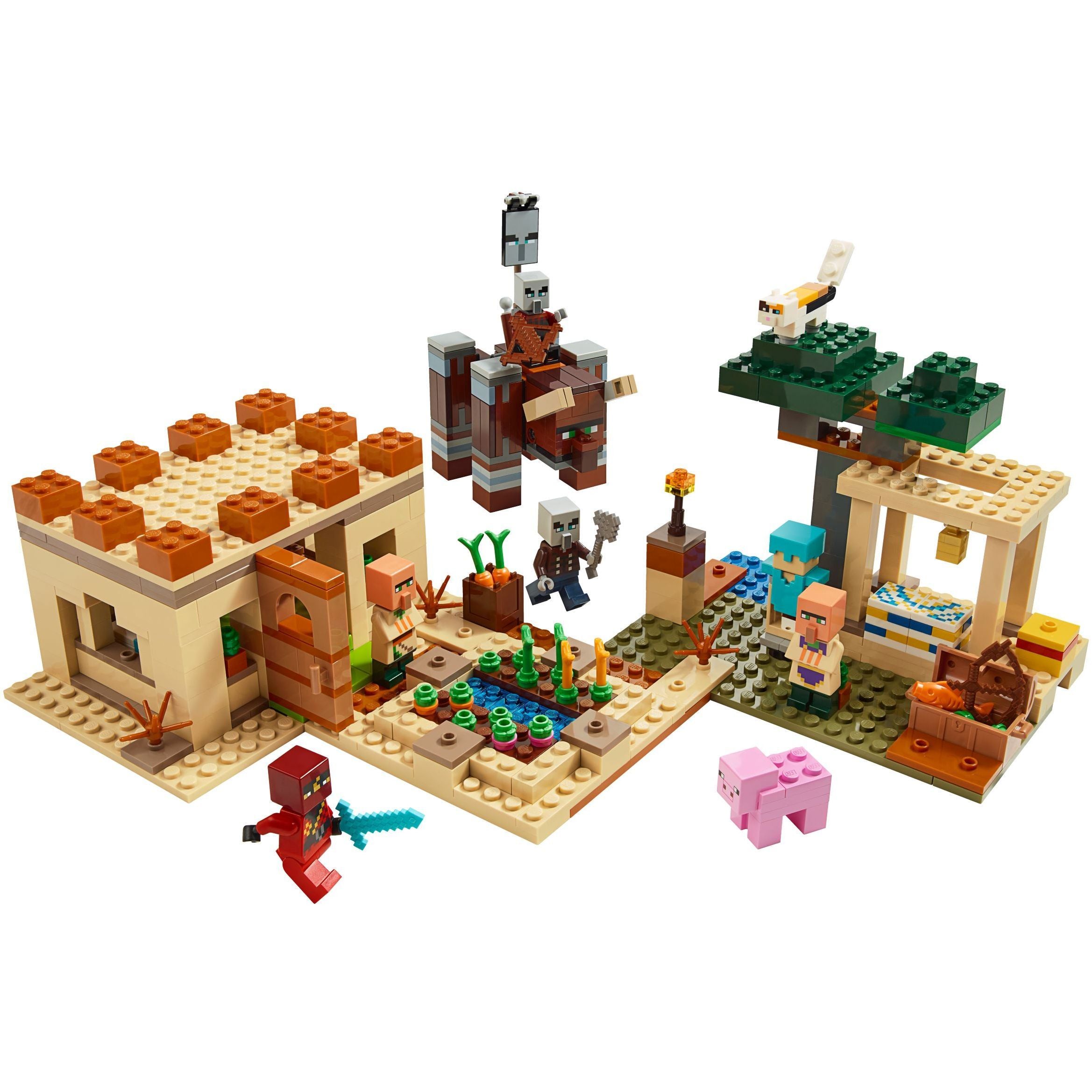 LEGO Minecraft Der Illager-Überfall 21160