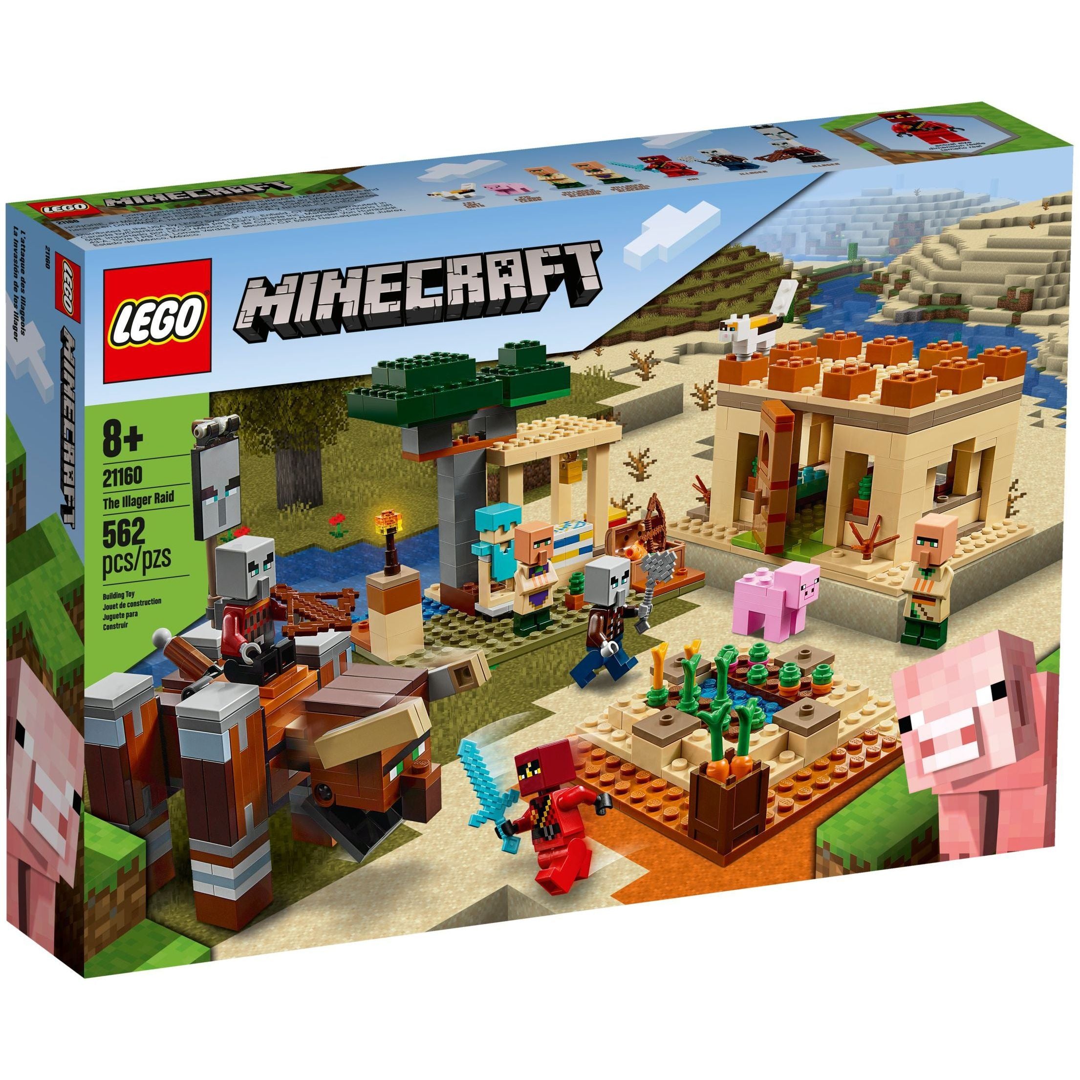 LEGO Minecraft Der Illager-Überfall 21160