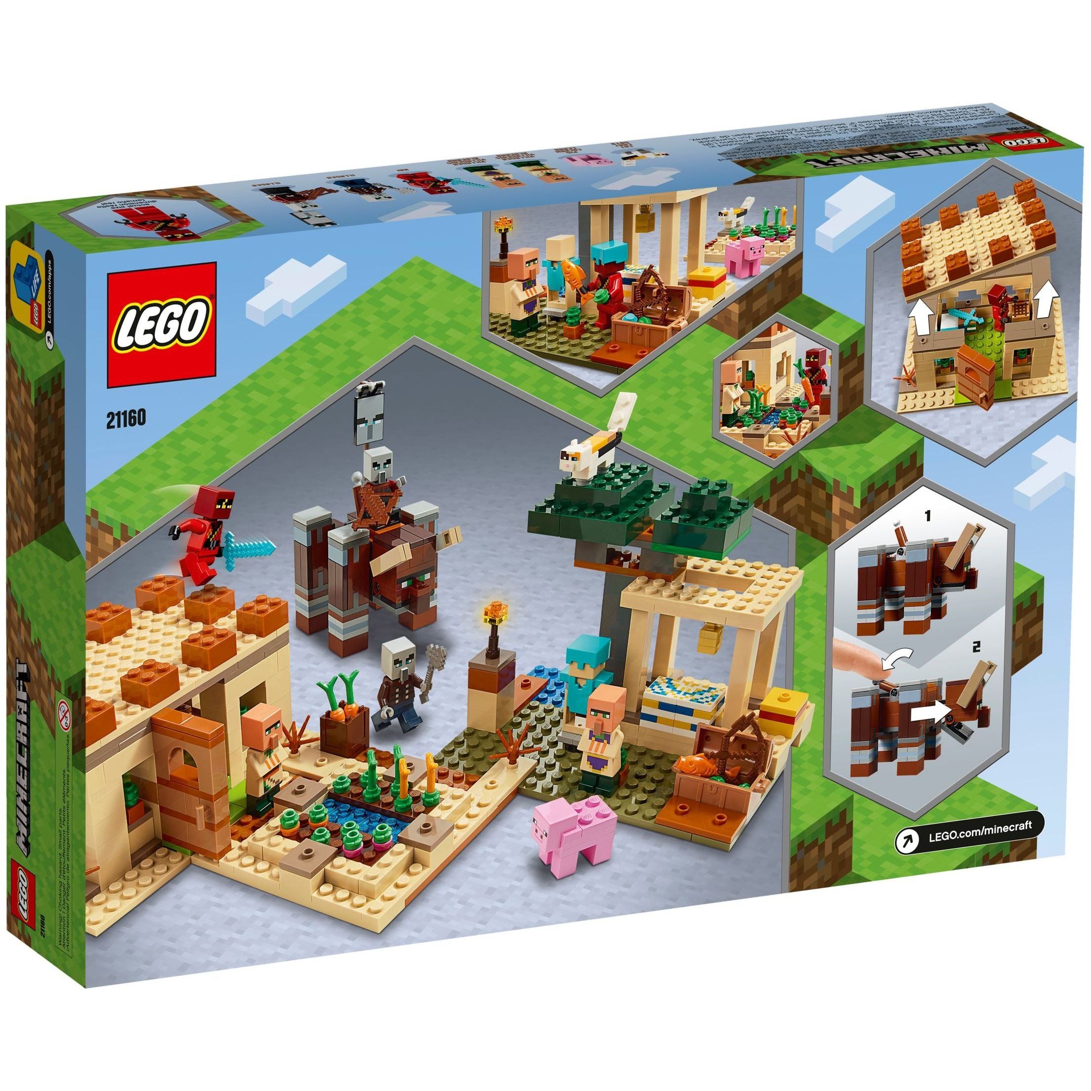 LEGO Minecraft Der Illager-Überfall 21160
