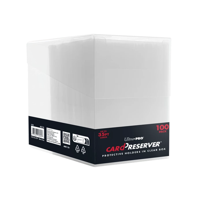 Ultra Pro Card Preservers in Clear Box (100)