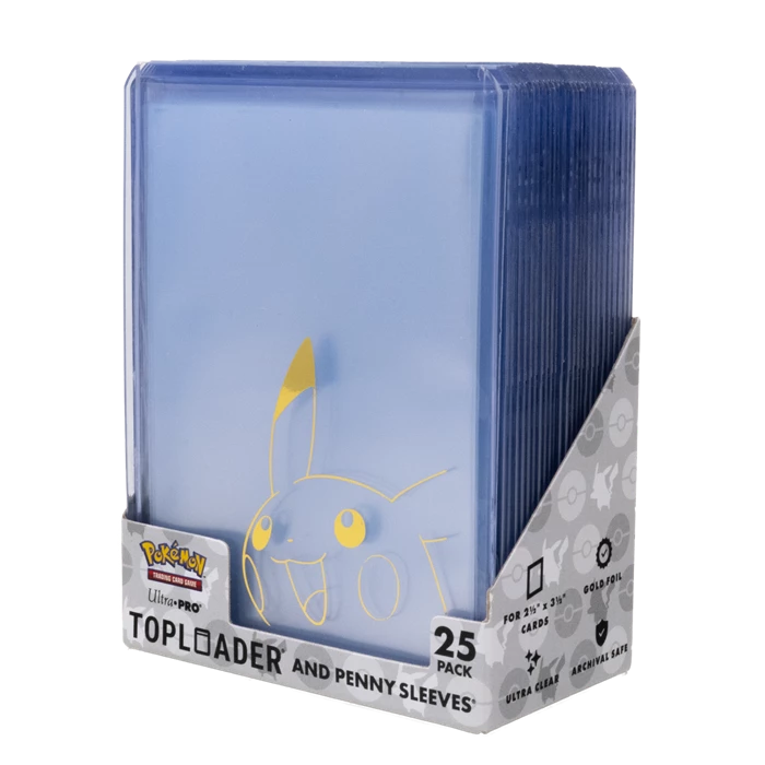 Pokémon - Pikachu Toploader & Penny Sleeves Bundle (25)