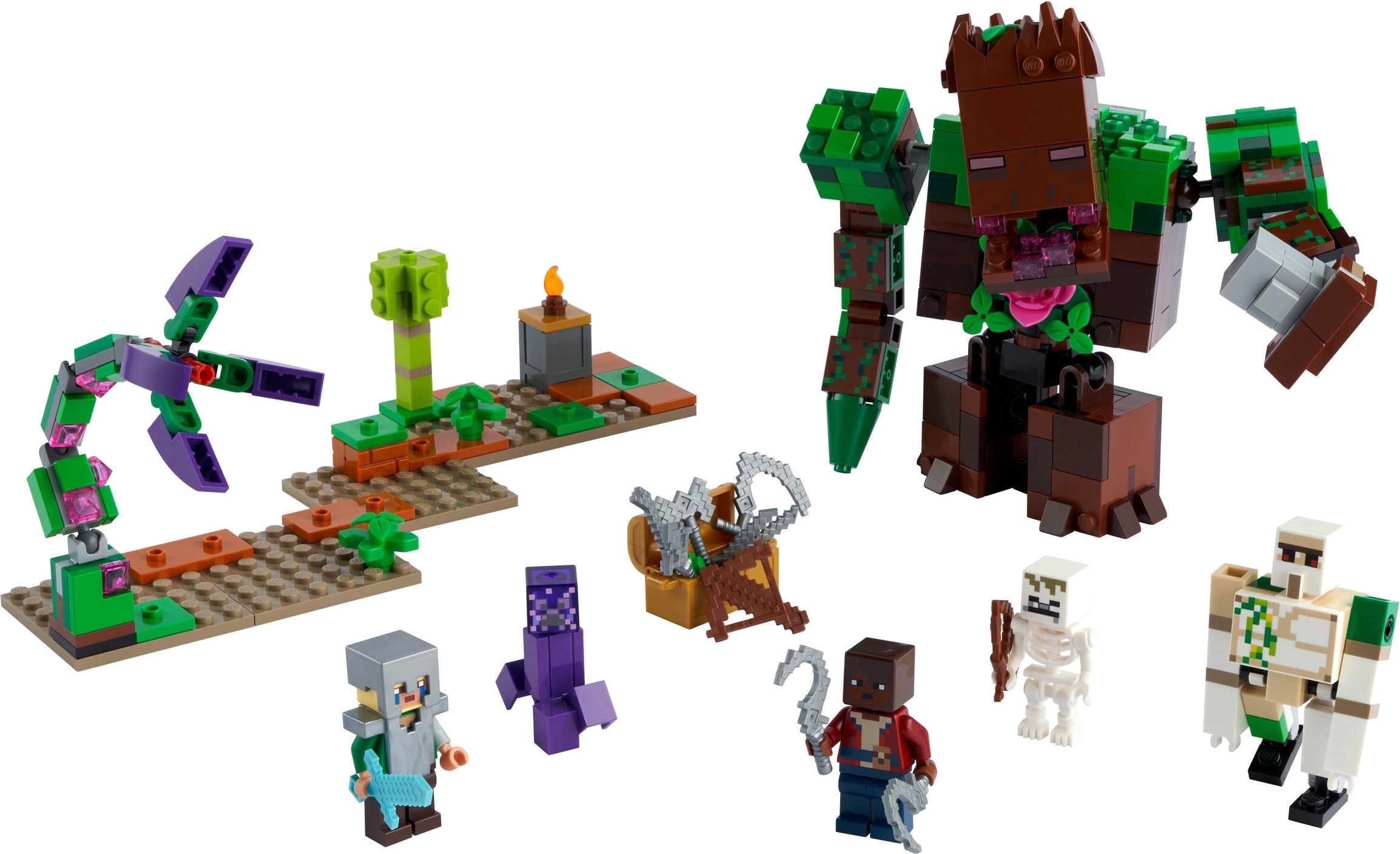 LEGO Minecraft Die Dschungel Ungeheuer 21176