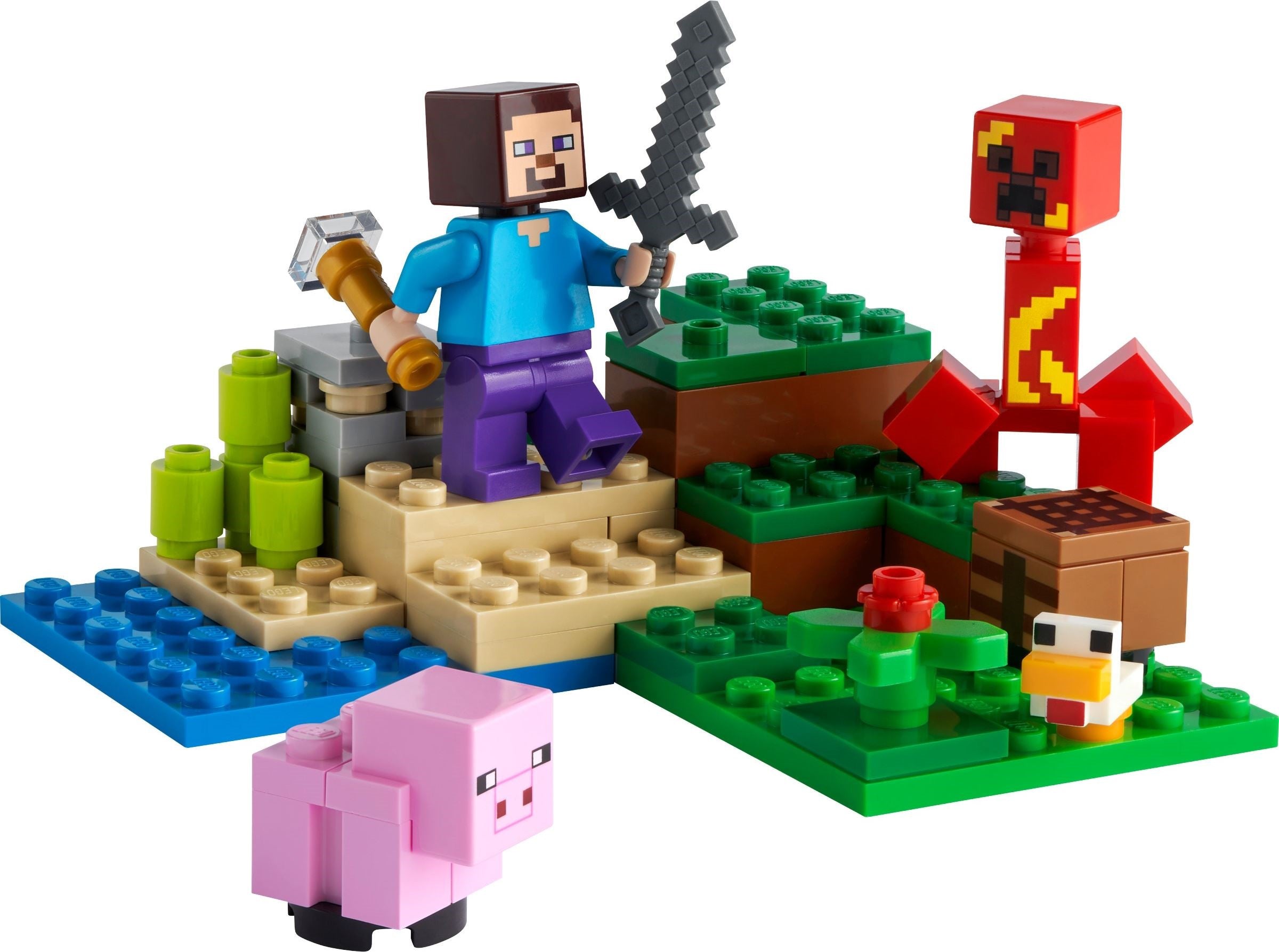 <transcy>LEGO Minecraft L'embuscade du Creeper 21177</transcy>