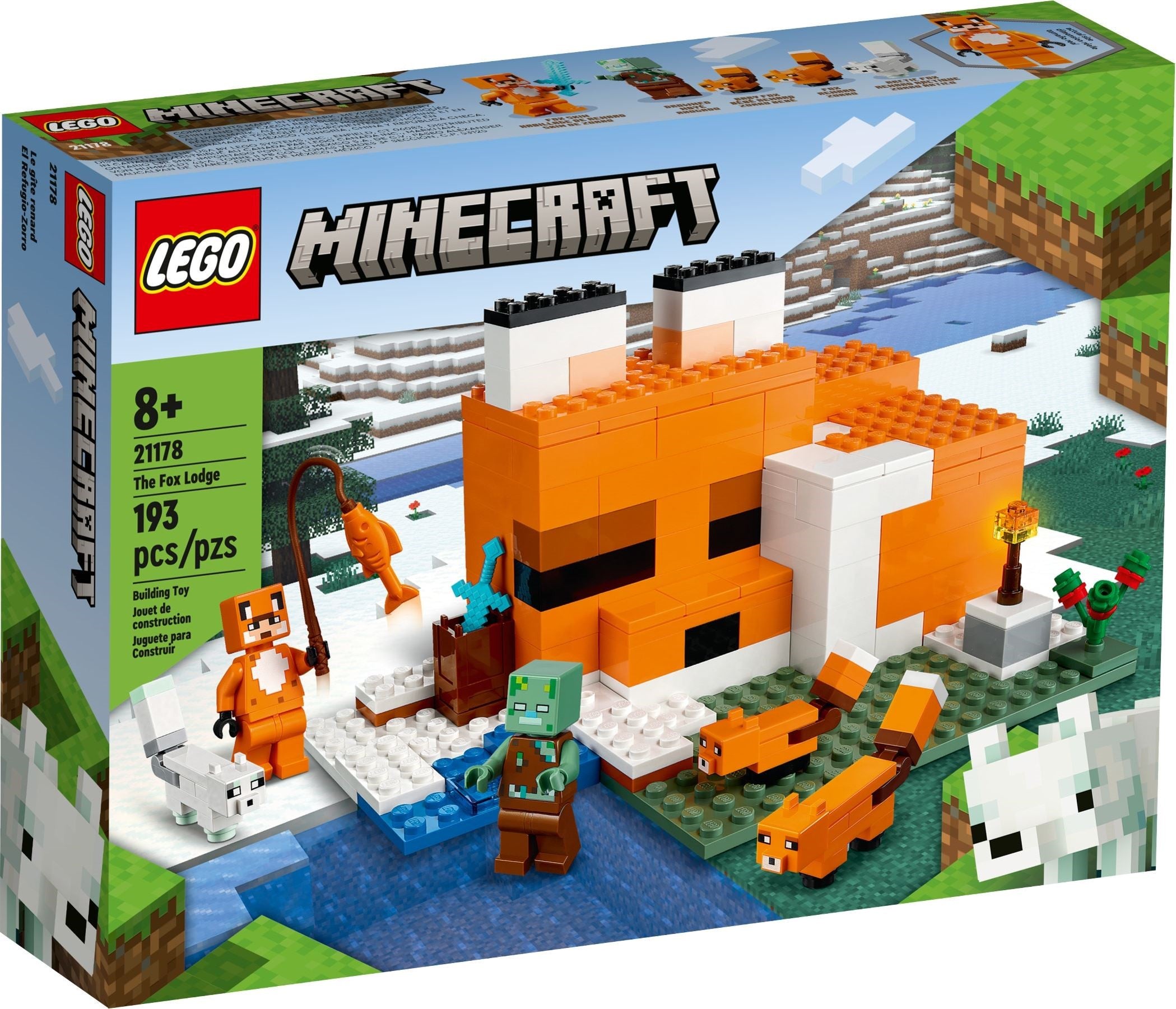 LEGO Minecraft Die Fuchs-Lodge 21178