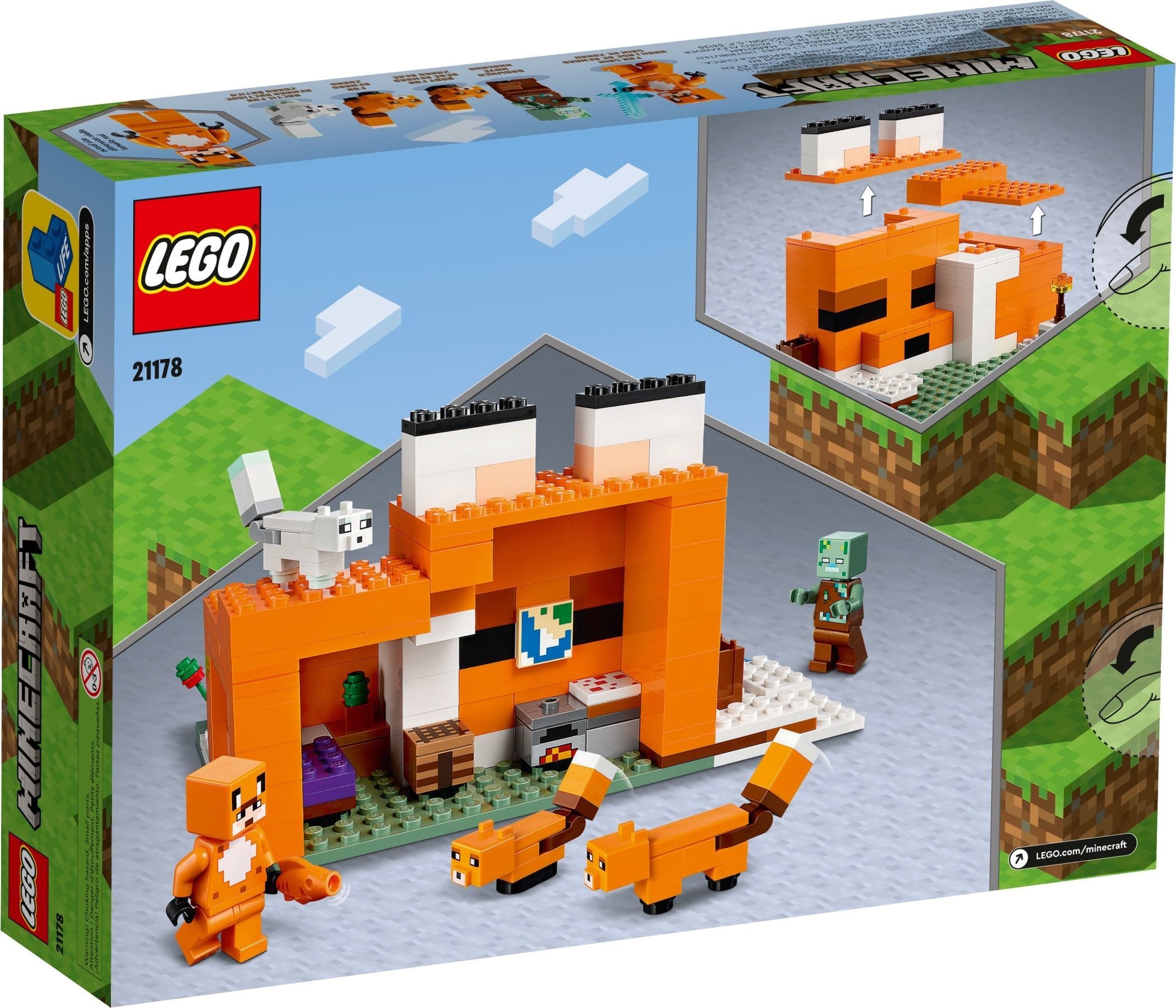 LEGO Minecraft Die Fuchs-Lodge 21178