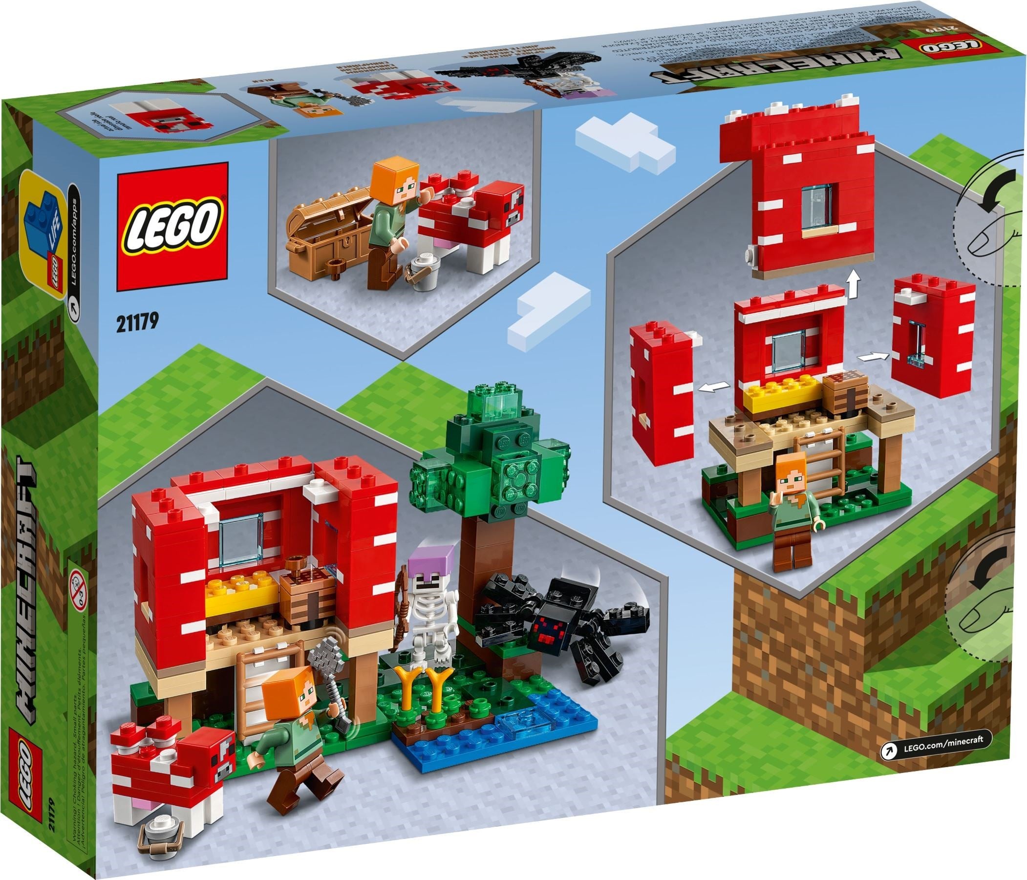 LEGO Minecraft Das Pilzhaus 21179