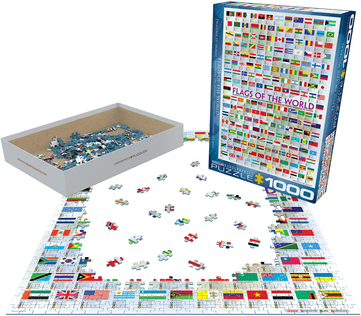 Puzzle - Fahnen der Welt