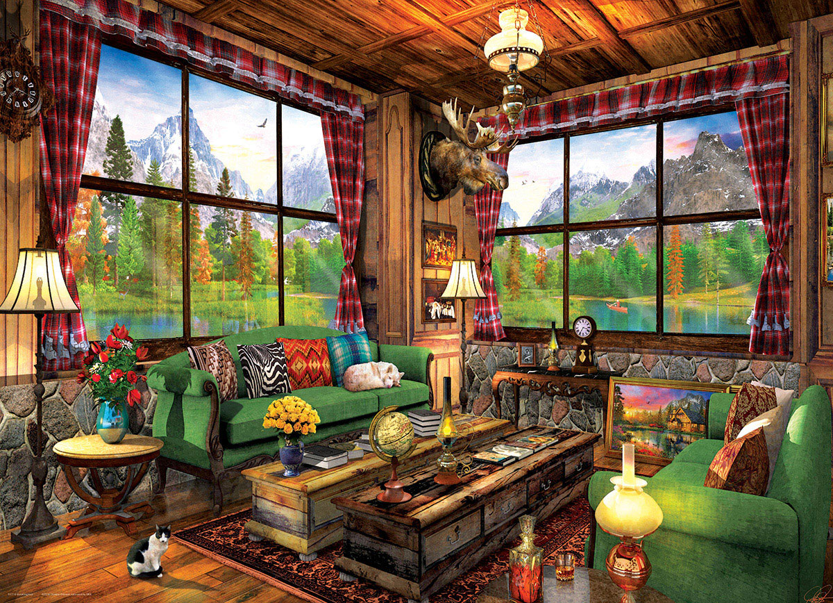 Puzzle - Gemütliche Hütte