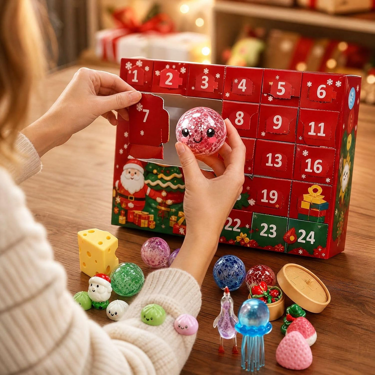 Entspannung Squishy Mystery Box Adventskalender