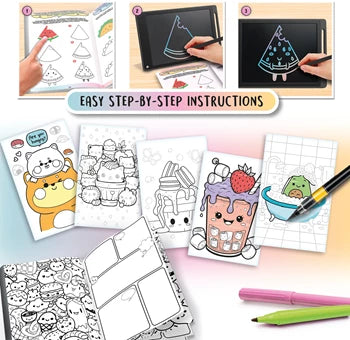 Kids Art Kawaii Zeichnungsschule Anleitung