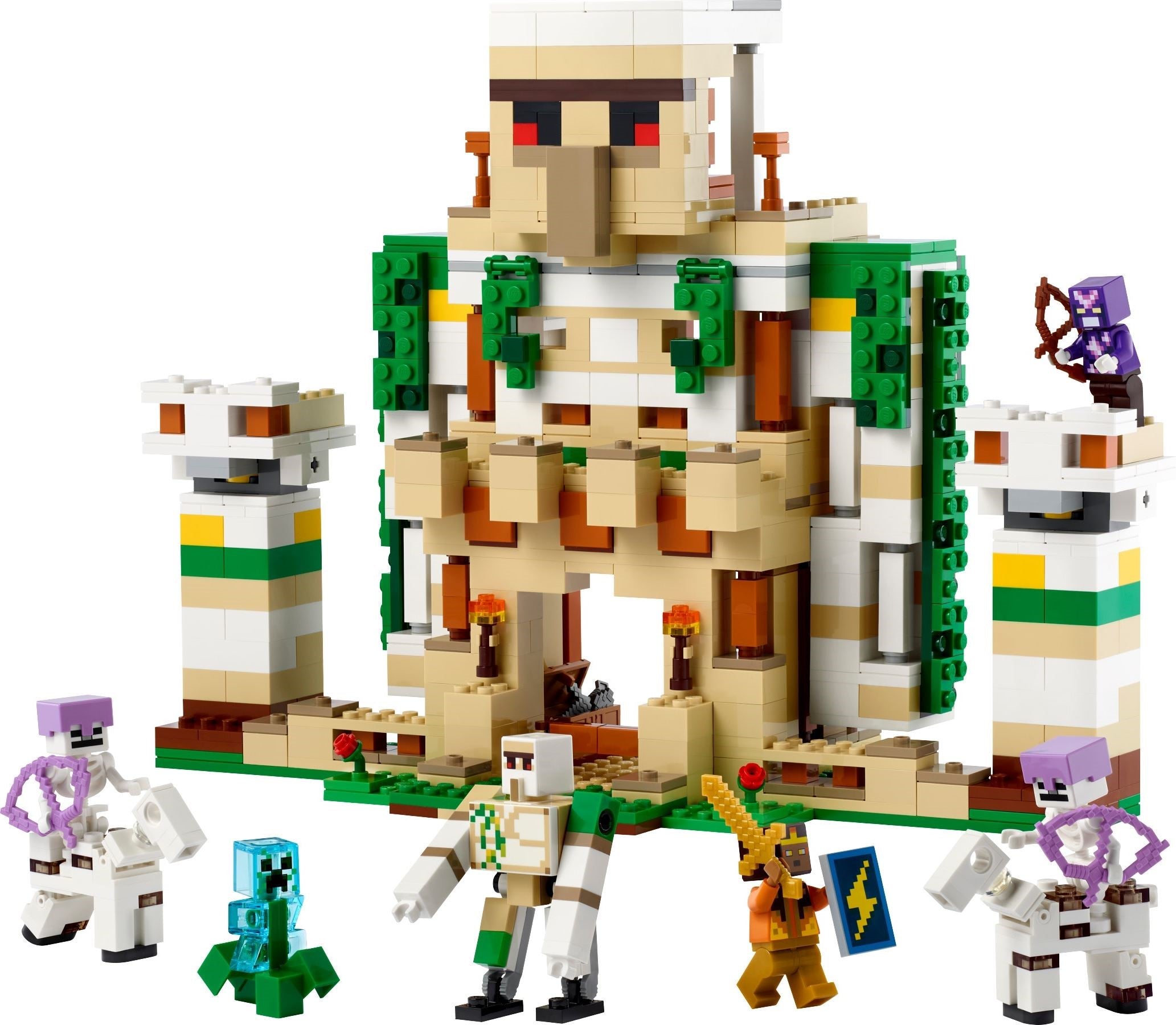 LEGO Minecraft Die Eisengolem-Festung 21250