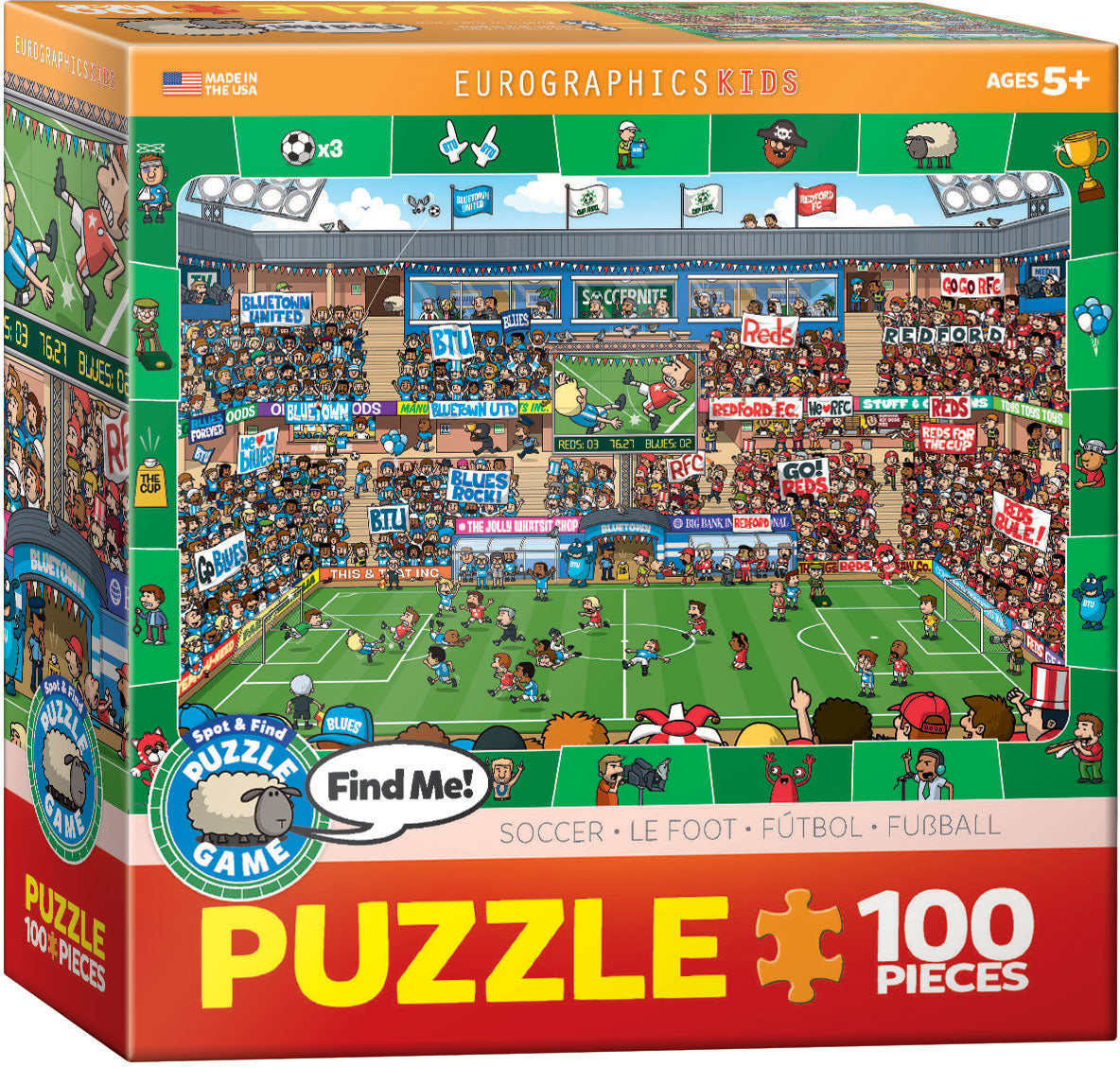 Puzzle Spot & Find - Fussball