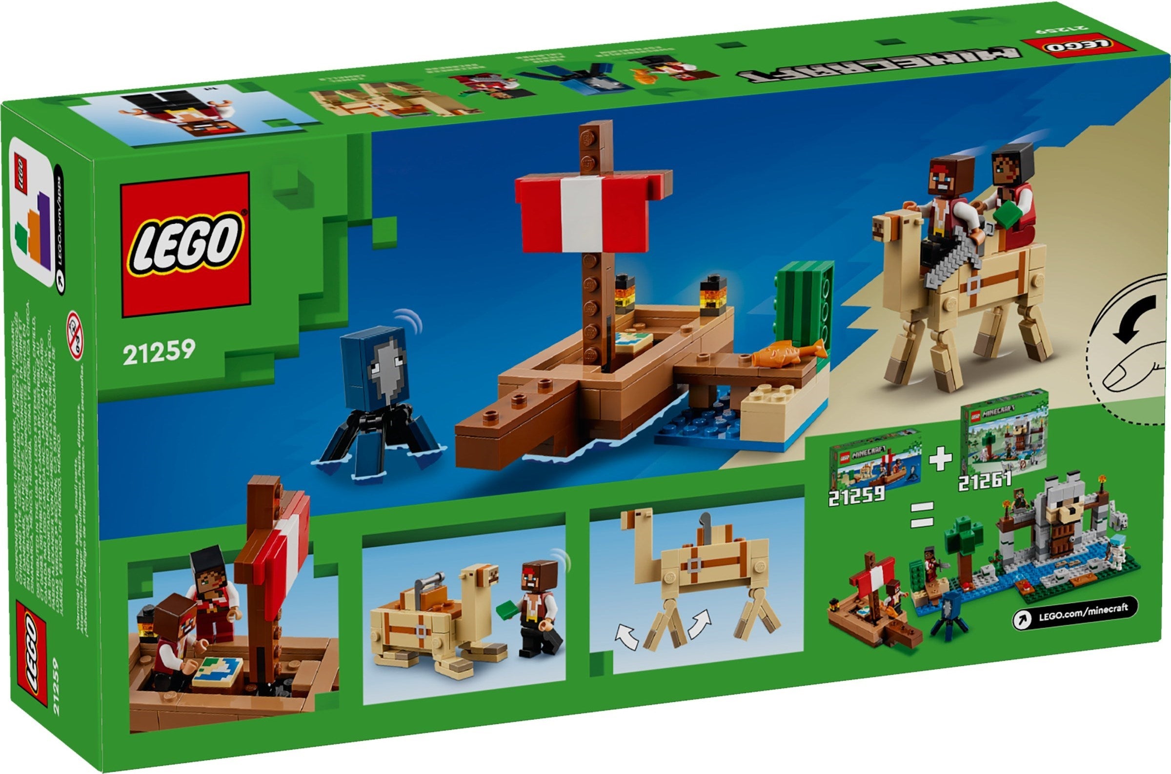 LEGO Minecraft Die Piratenschiffreise 21259