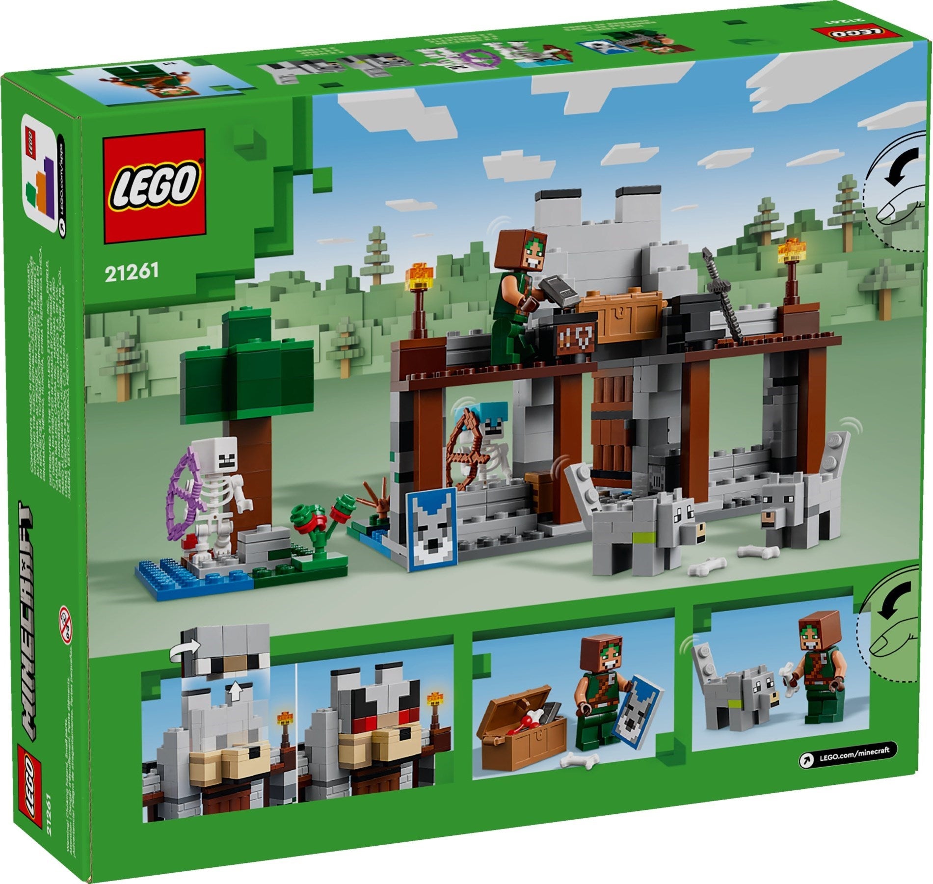 LEGO Minecraft Die Wolfsfestung 21261