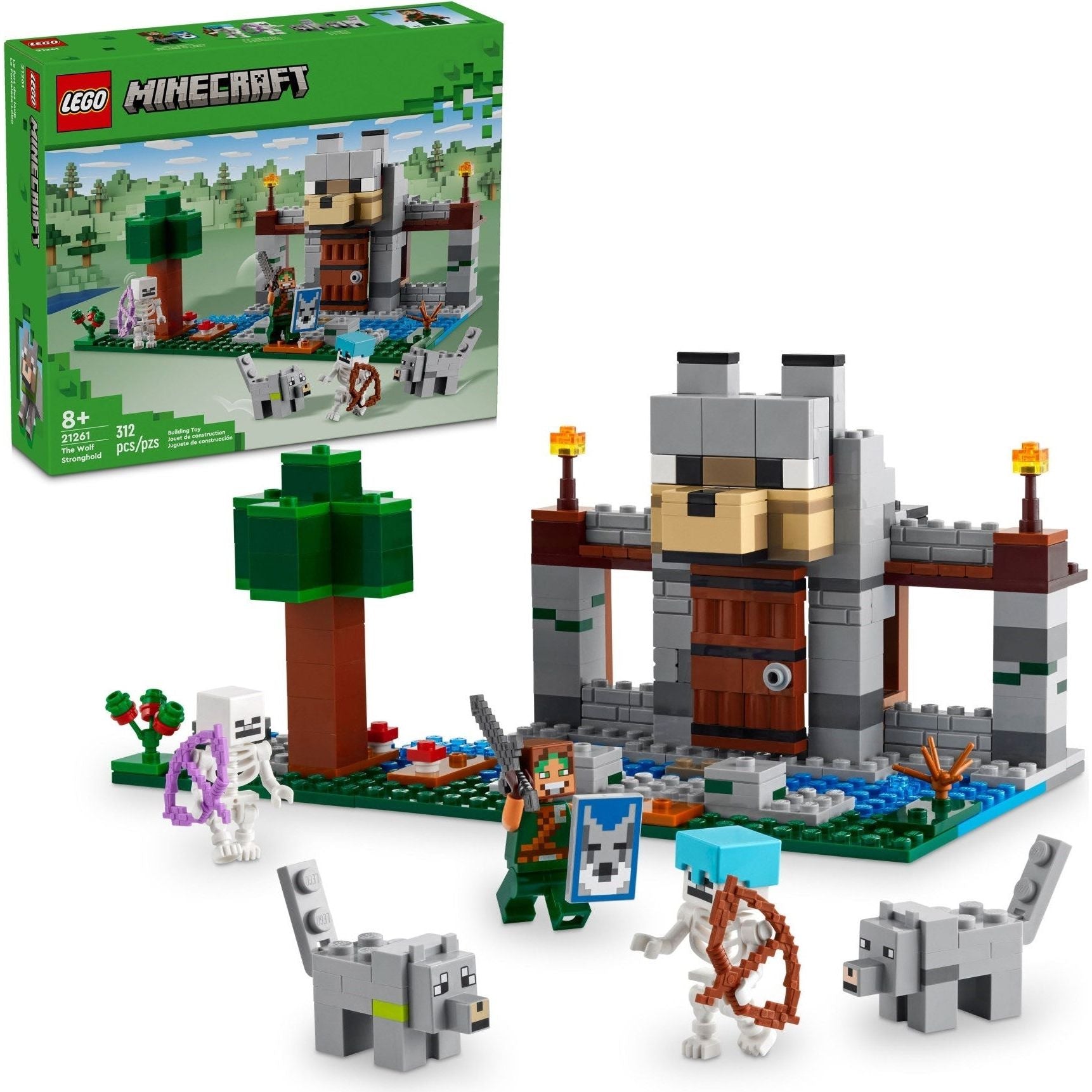 LEGO Minecraft Die Wolfsfestung 21261