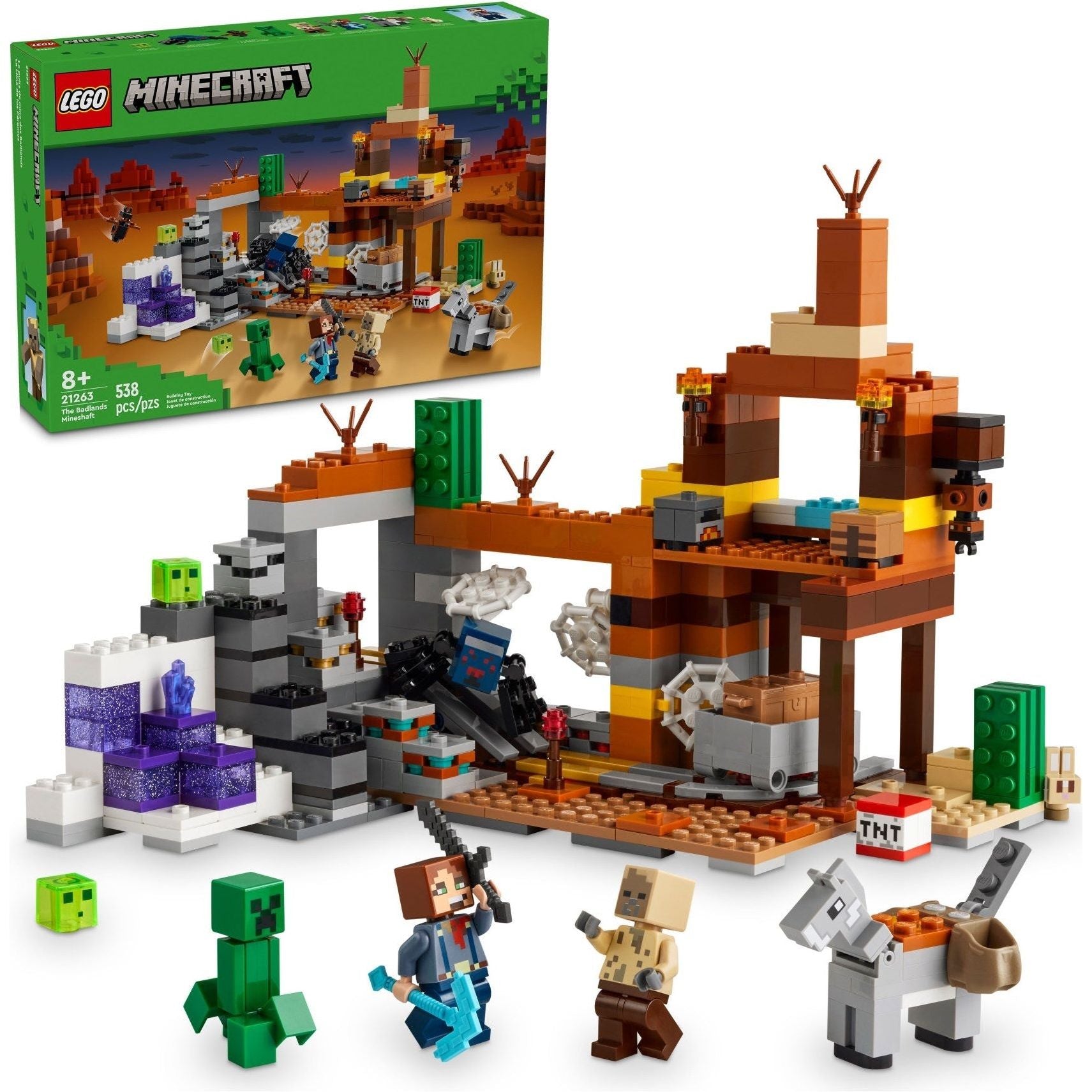 LEGO Minecraft Die Mine in den Badlands 21263