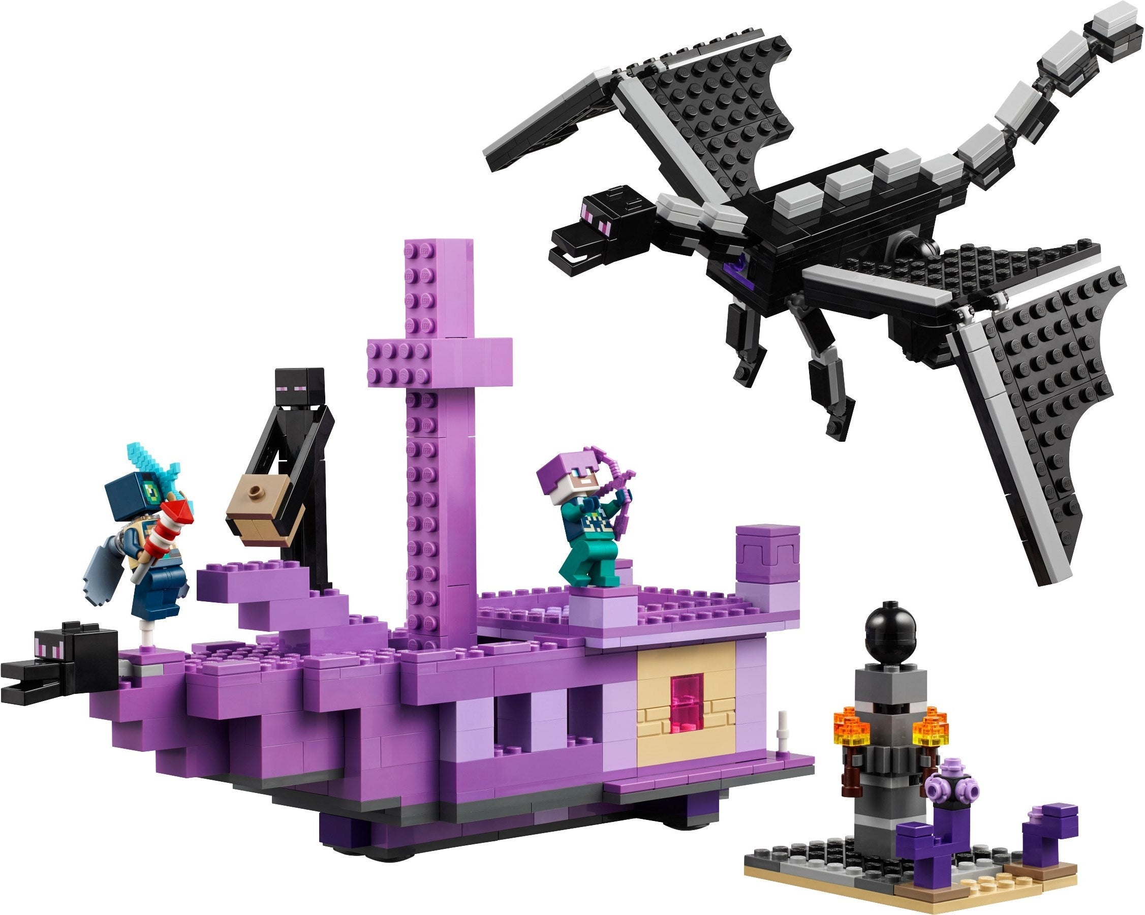 LEGO Minecraft Der Enderdrache und das Endschiff 21264
