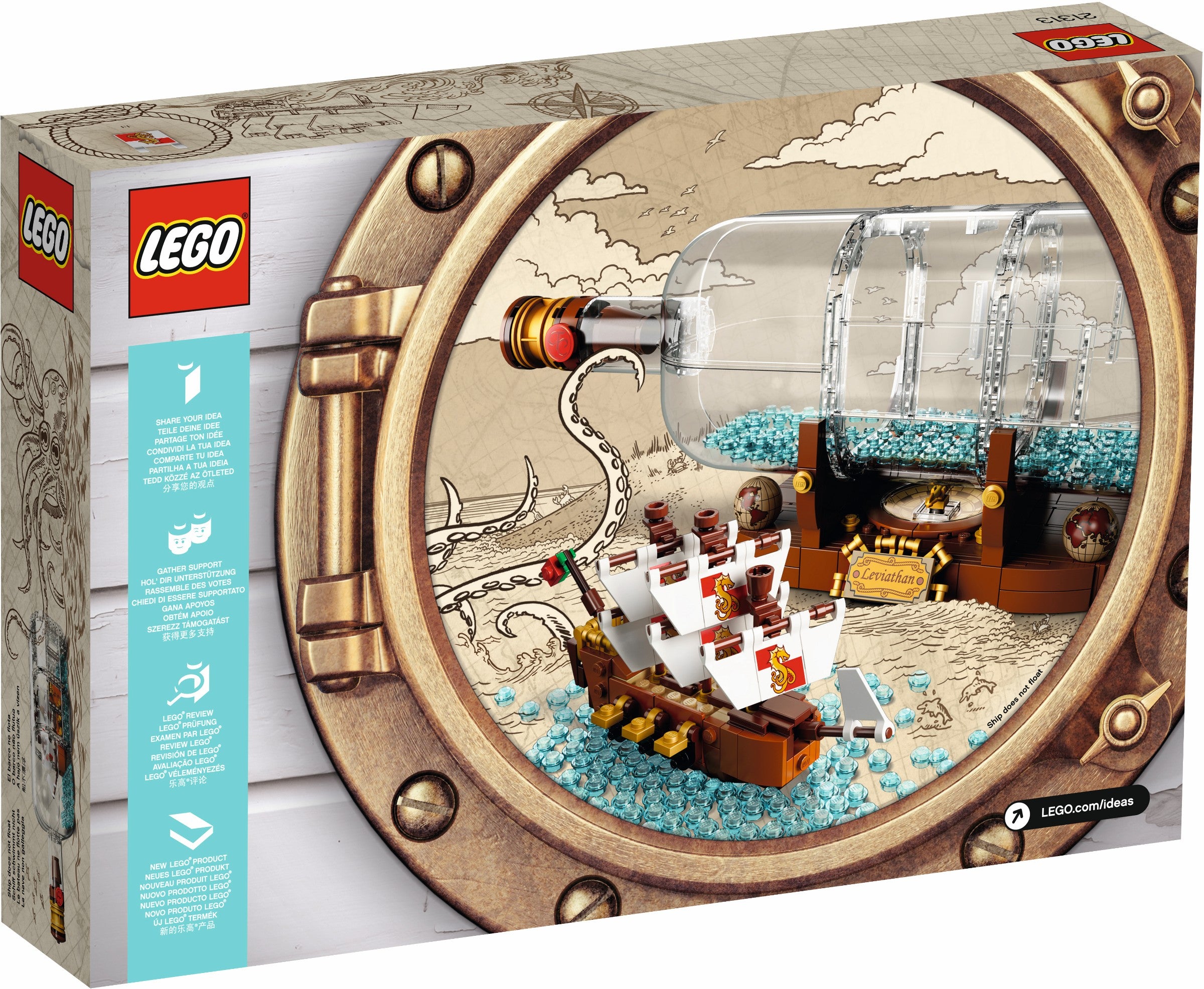 LEGO Ideas Schiff in der Flasche 21313