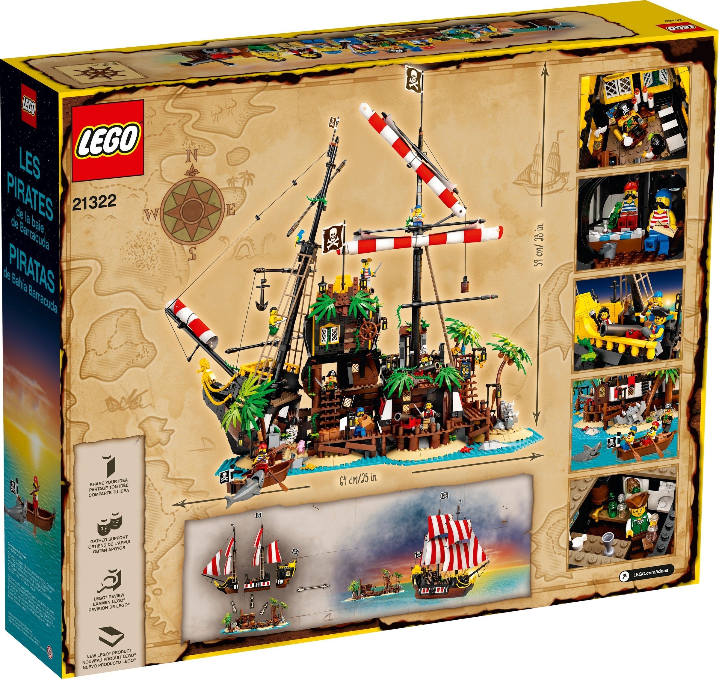 LEGO Ideas Piraten der Barracuda-Bucht 21322