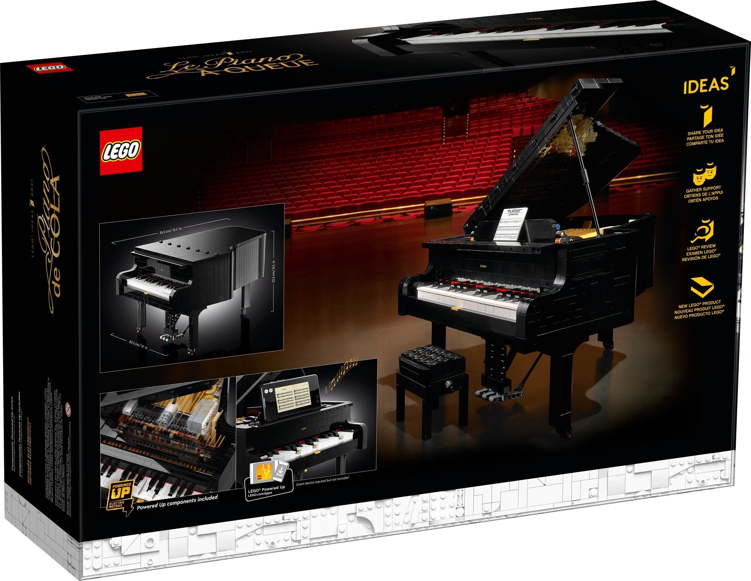 LEGO Ideas Piano à queue de concert 21323