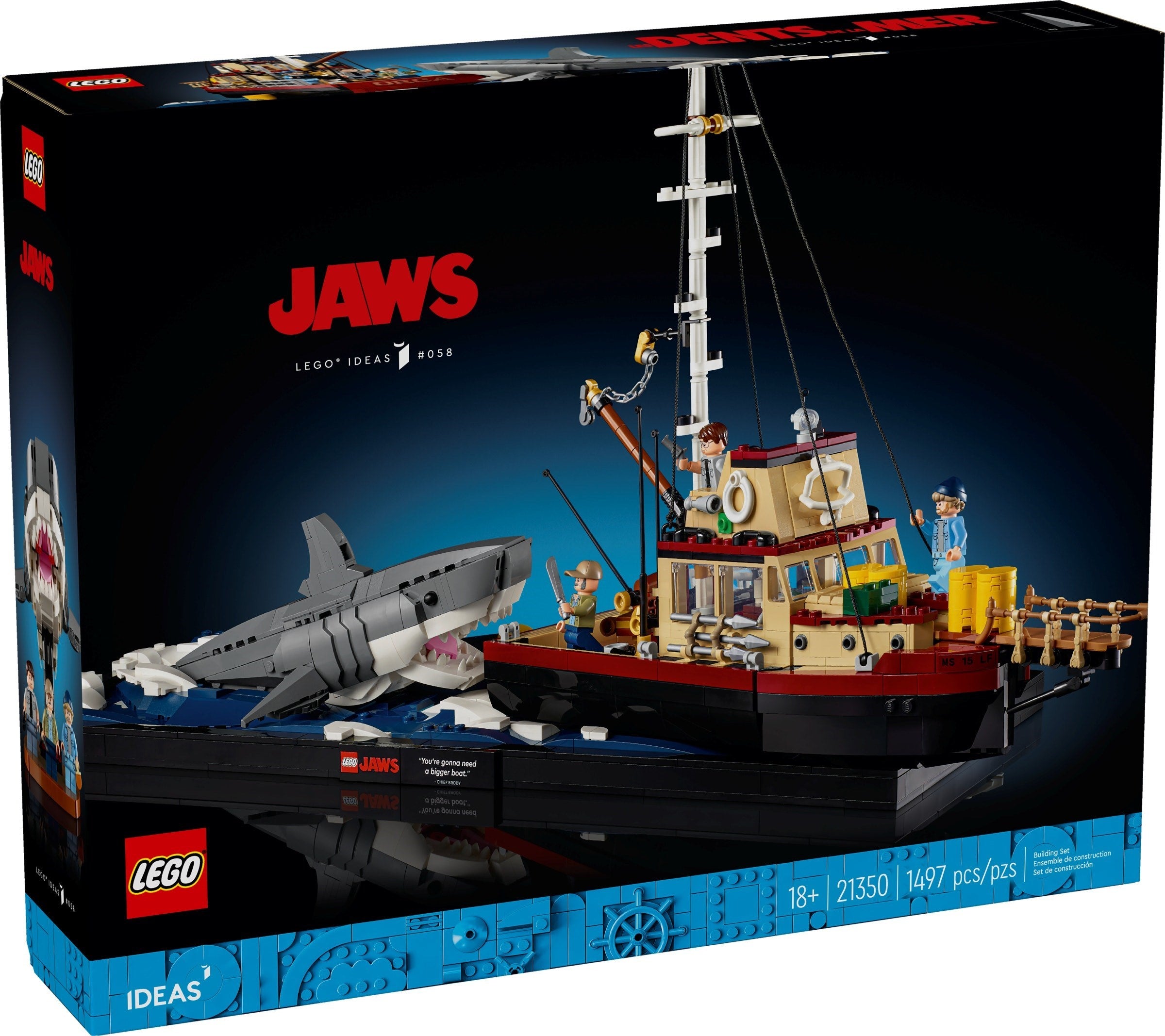 LEGO Ideas Der weisse Hai 21350