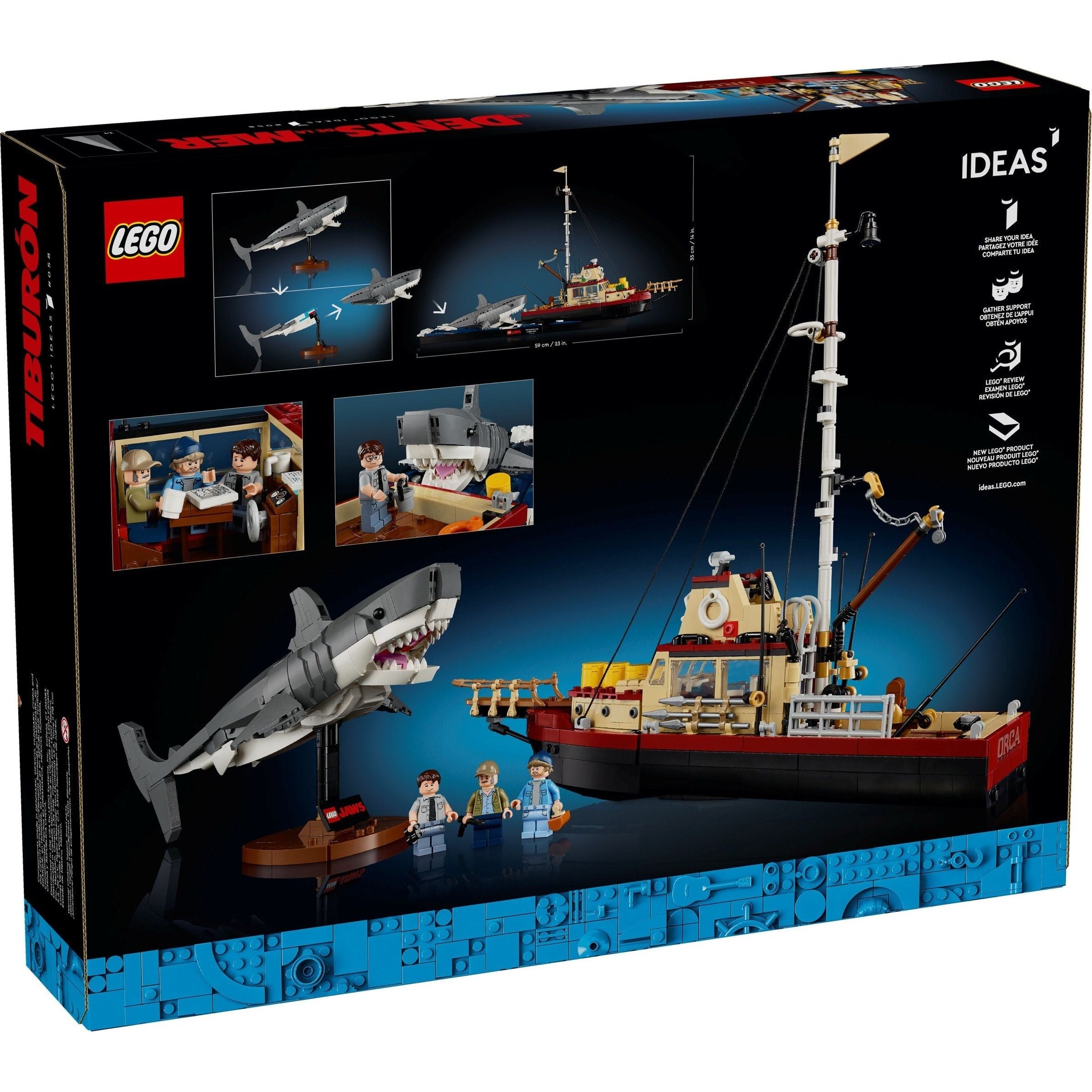 LEGO Ideas Der weisse Hai 21350