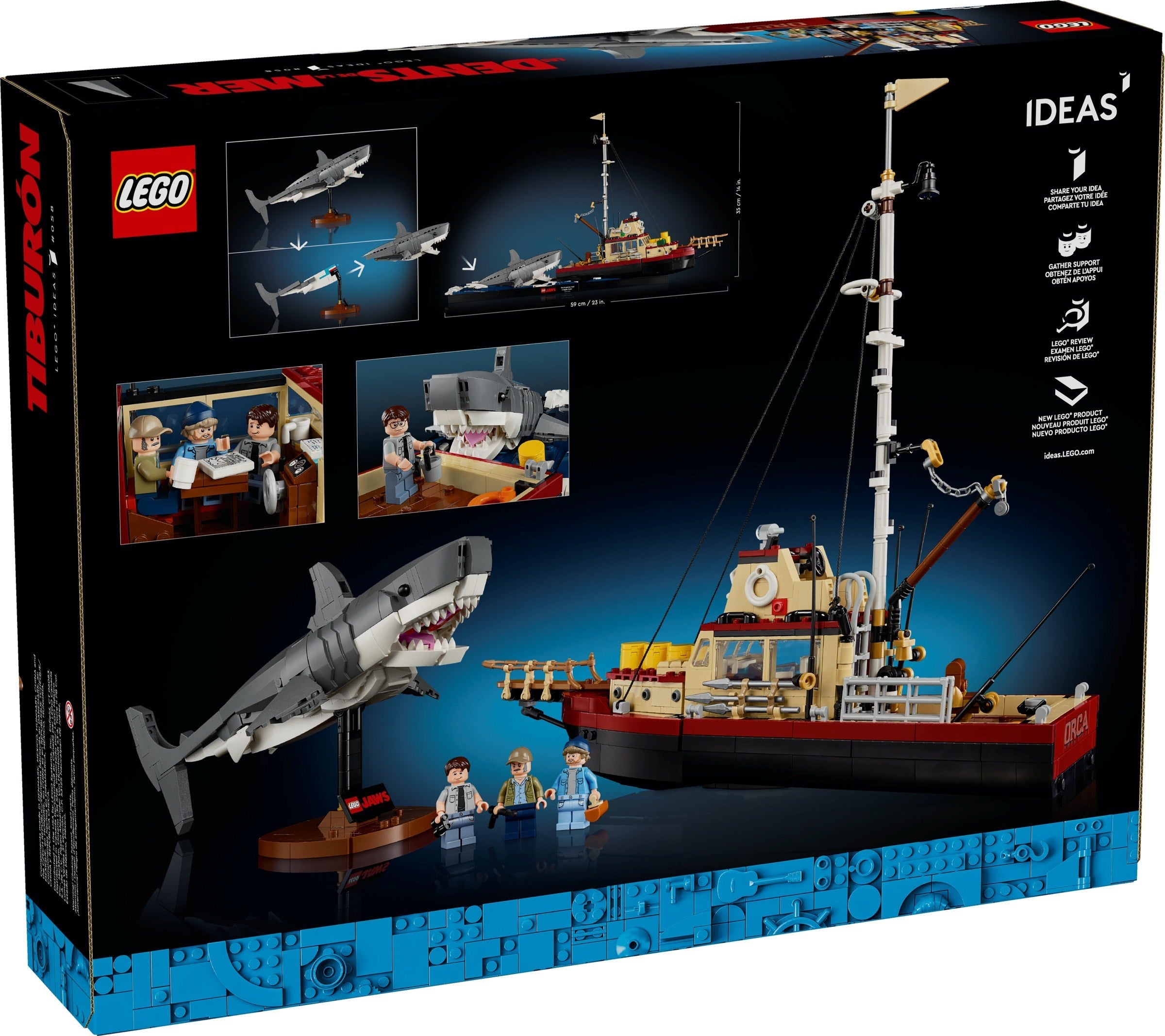 LEGO Ideas Der weisse Hai 21350