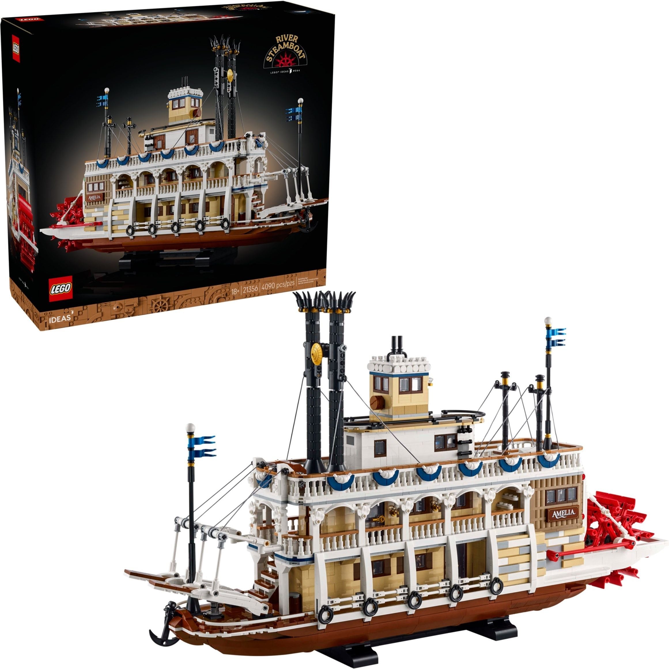LEGO Ideas Flussraddampfer 21356