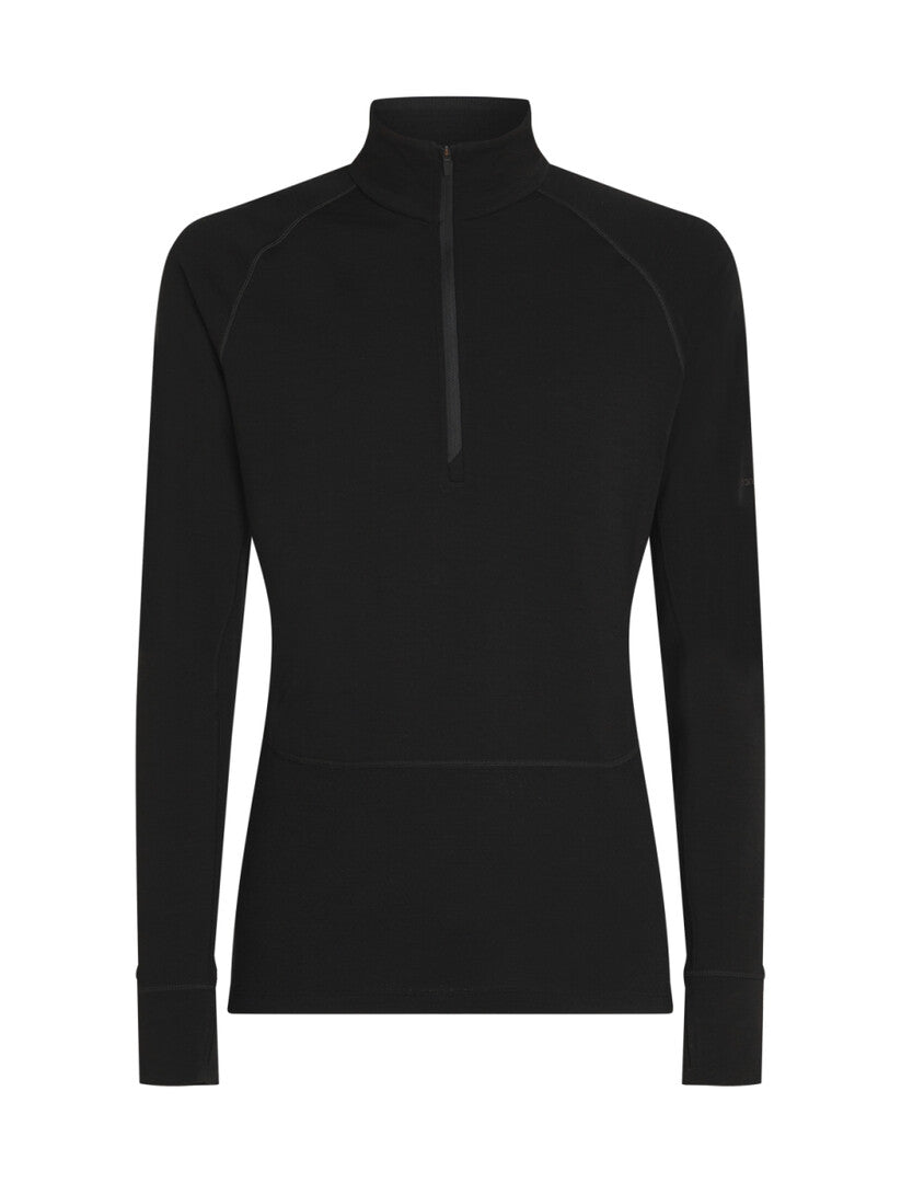 Icebreaker Men Merino 200 ZoneKnit LS Half Zip - black XL