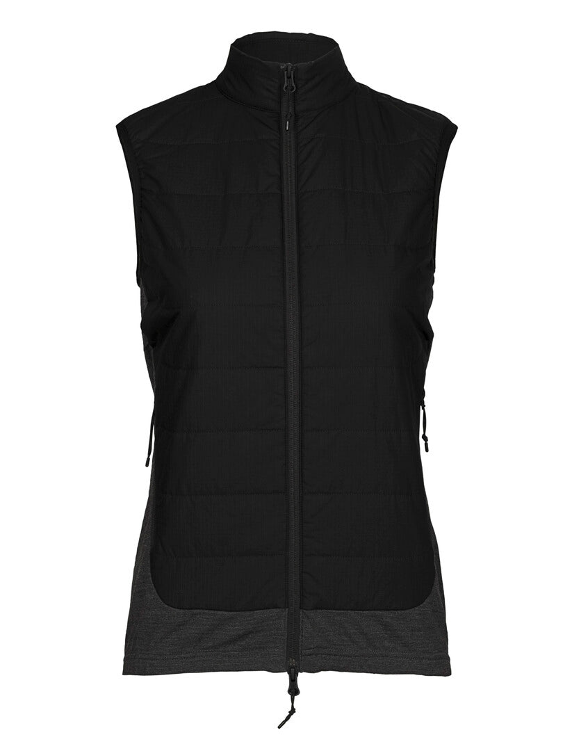 Icebreaker Women MerinoLoft Vest - black XL