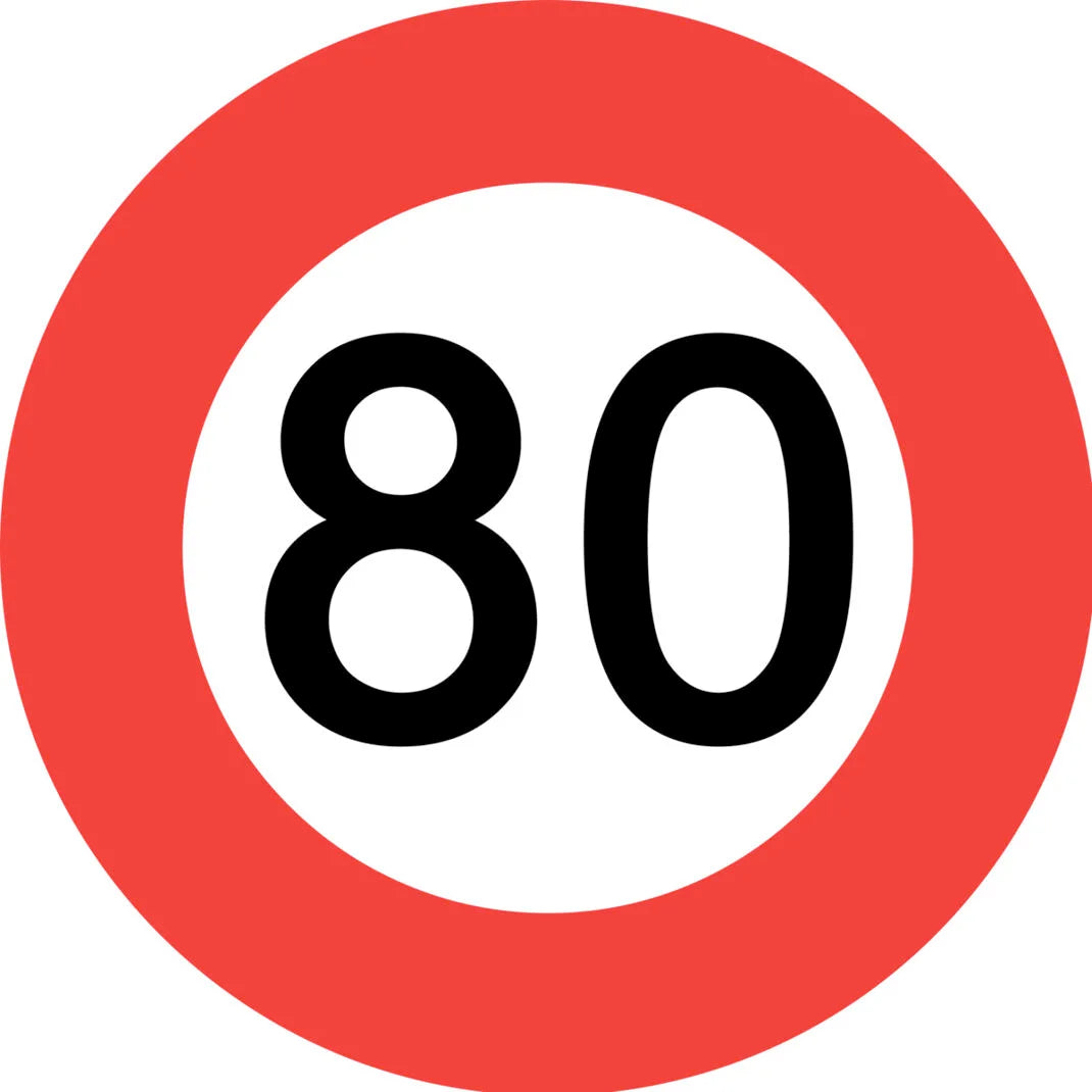 Trendcompany Verkehrstafel 80
