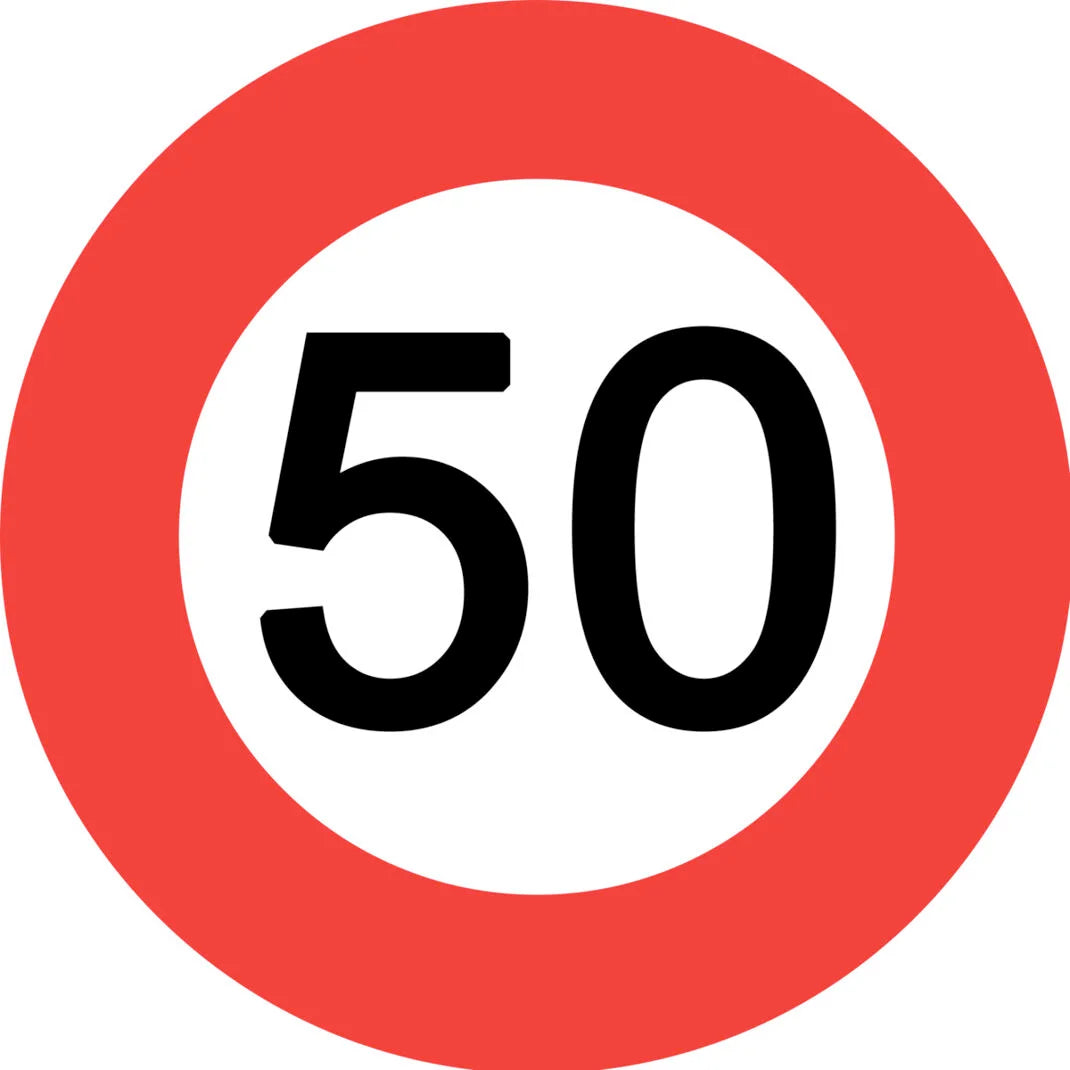 Trendcompany Verkehrstafel 50