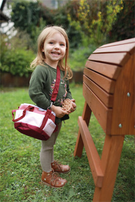 small foot Pferdepflegeset mit Tasche rot