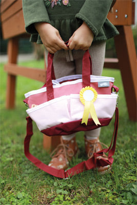 small foot Pferdepflegeset mit Tasche rot
