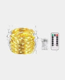I AM CREATIVELED Draht Lichterkette Beleuchtung 8 Modi - Warmweiss, 5m