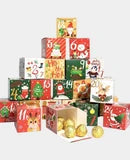 I AM CREATIVE DIY Adventskalender zum Befüllen Weihnachts Kalender Boxen, 24er Set